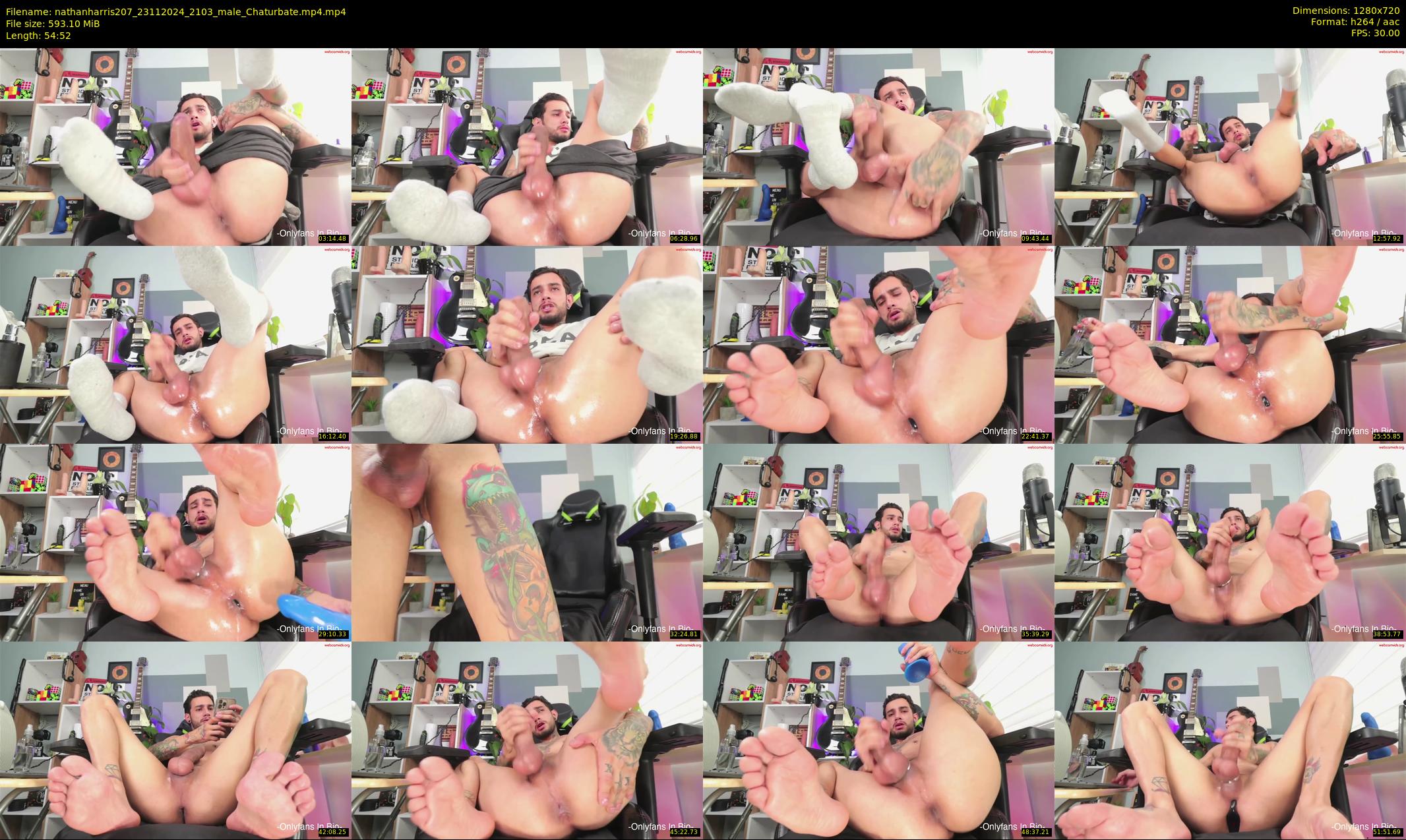 nathanharris207 — 55 minute Chaturbate male cam show recording, 720p, Nov 23, 2024