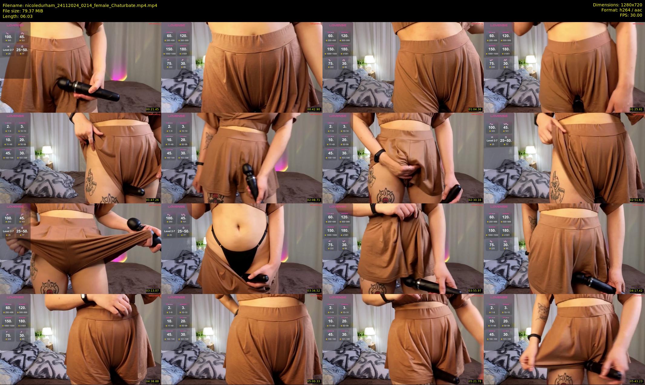 nicoledurham — 7 minute Chaturbate female cam show recording, 720p, Nov 24, 2024