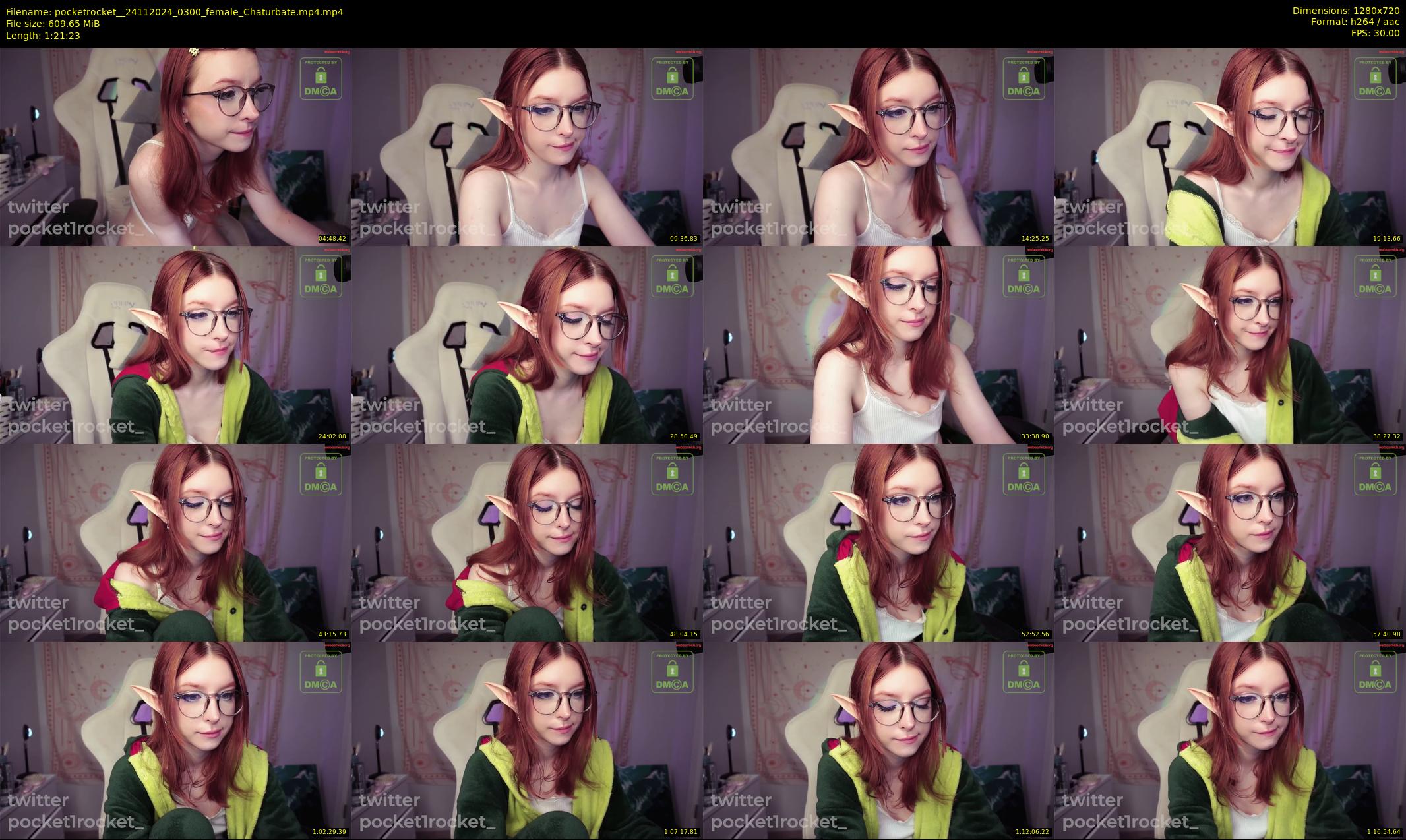 pocketrocket_ — 82 minute Chaturbate female cam show recording, 720p, Nov 24, 2024
