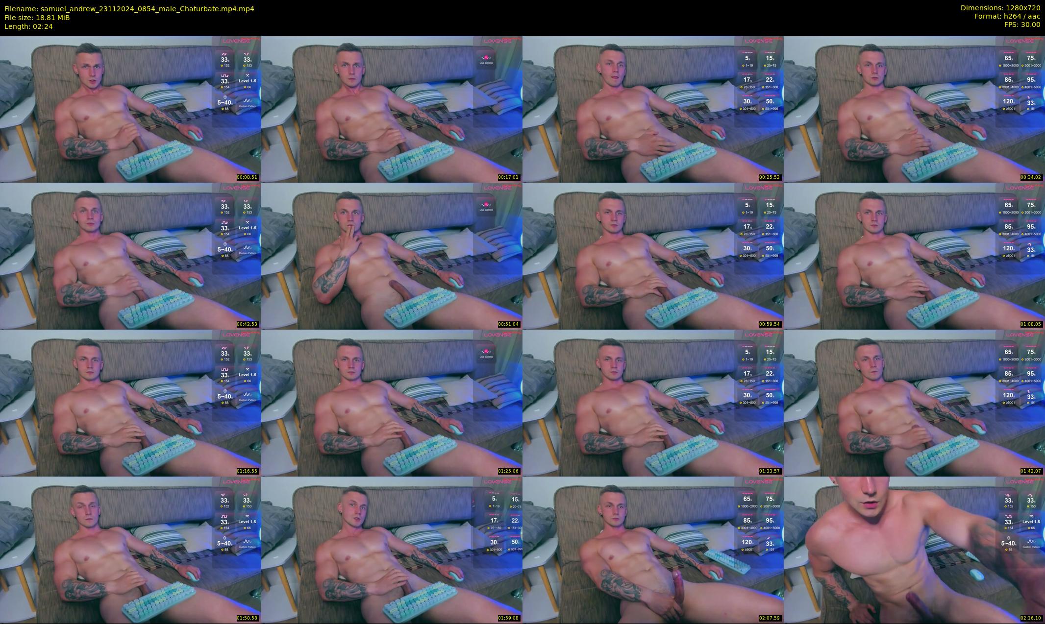samuel_andrew — 3 minute Chaturbate male cam show recording, 720p, Nov 23, 2024