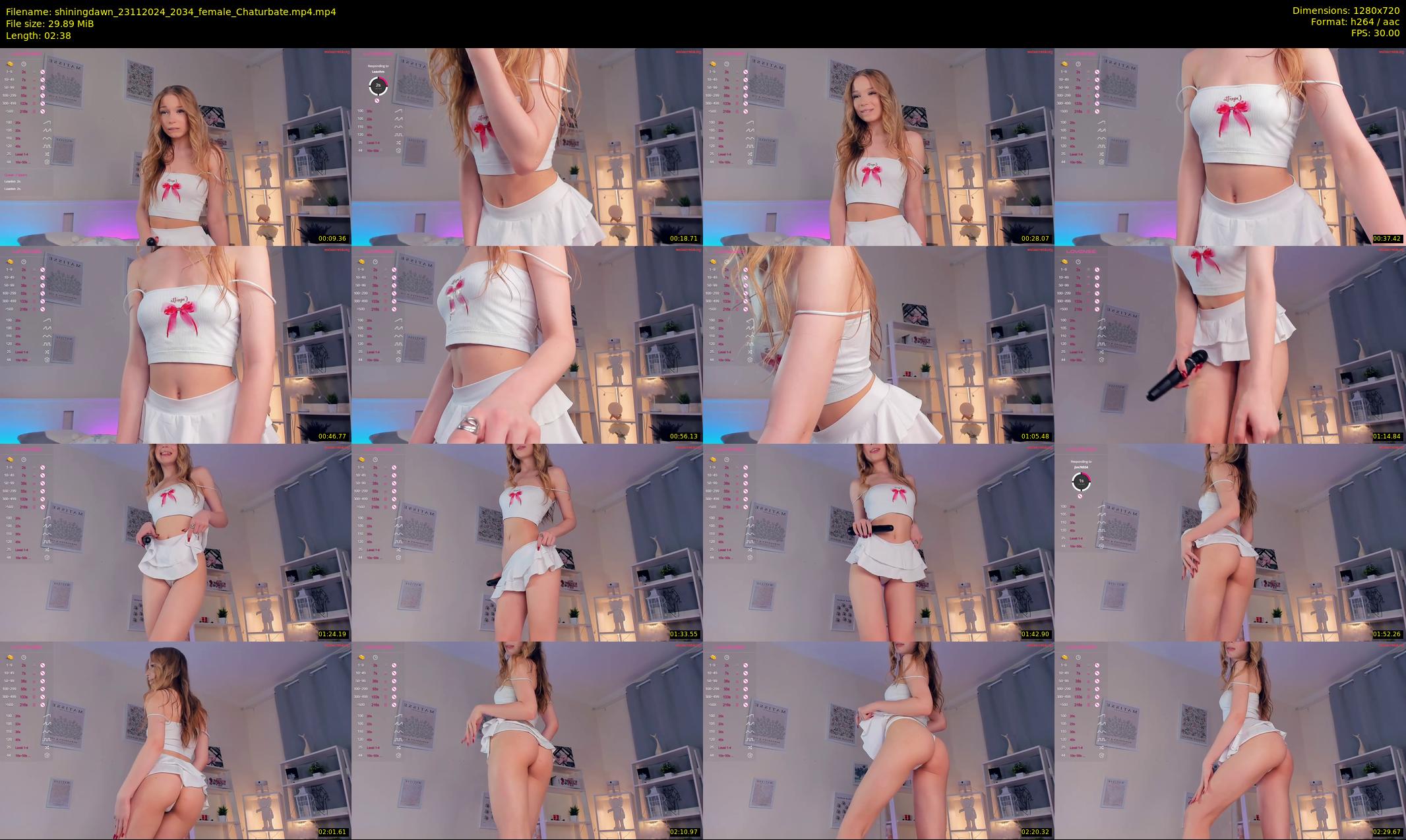 shiningdawn — 3 minute Chaturbate female cam show recording, 720p, Nov 23, 2024