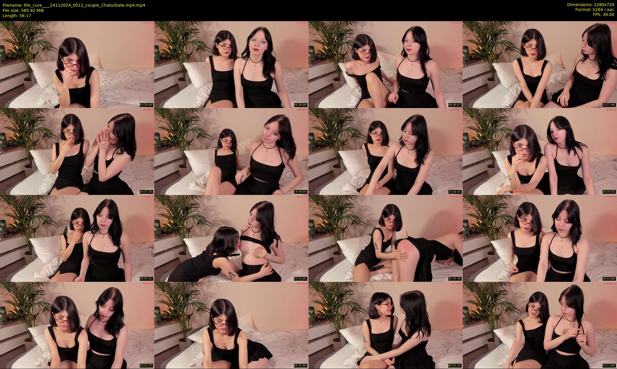 the_cure___ — 57 minute Chaturbate couple cam show recording, 720p, Nov 24, 2024