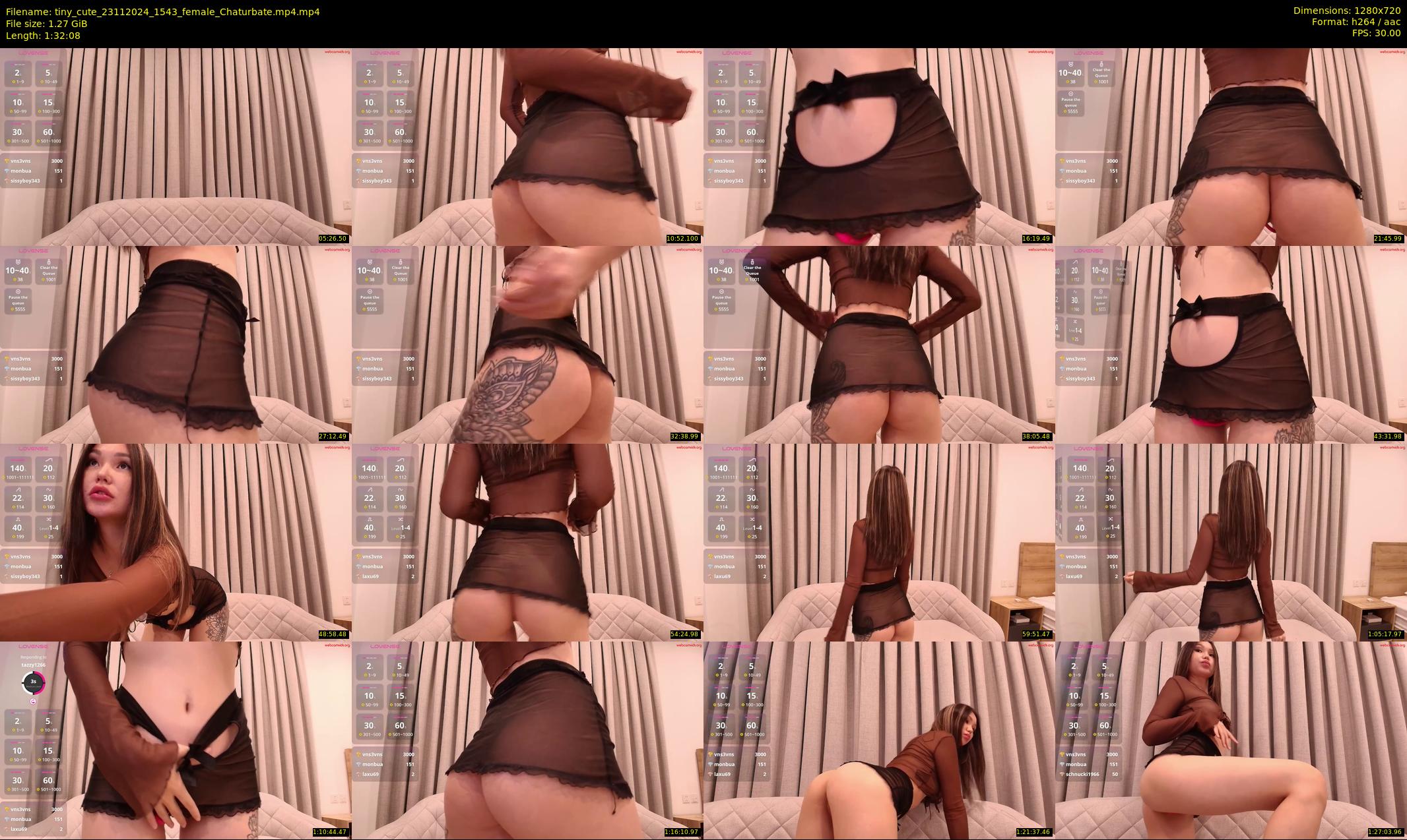 tiny_cute — 93 minute Chaturbate female cam show recording, 720p, Nov 23, 2024