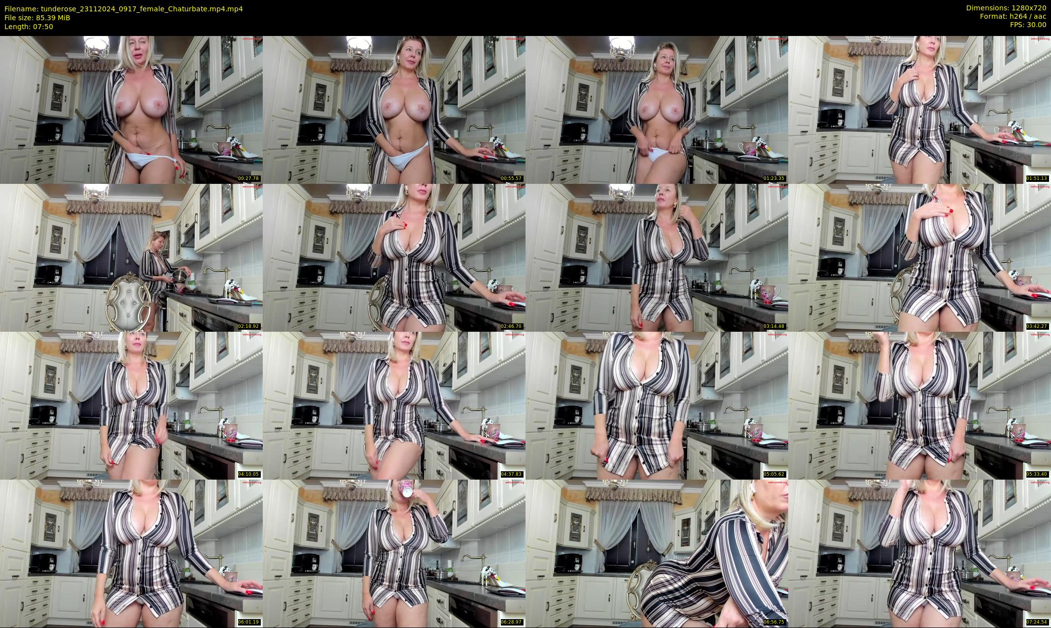 tunderose — 8 minute Chaturbate female cam show recording, 720p, Nov 23, 2024