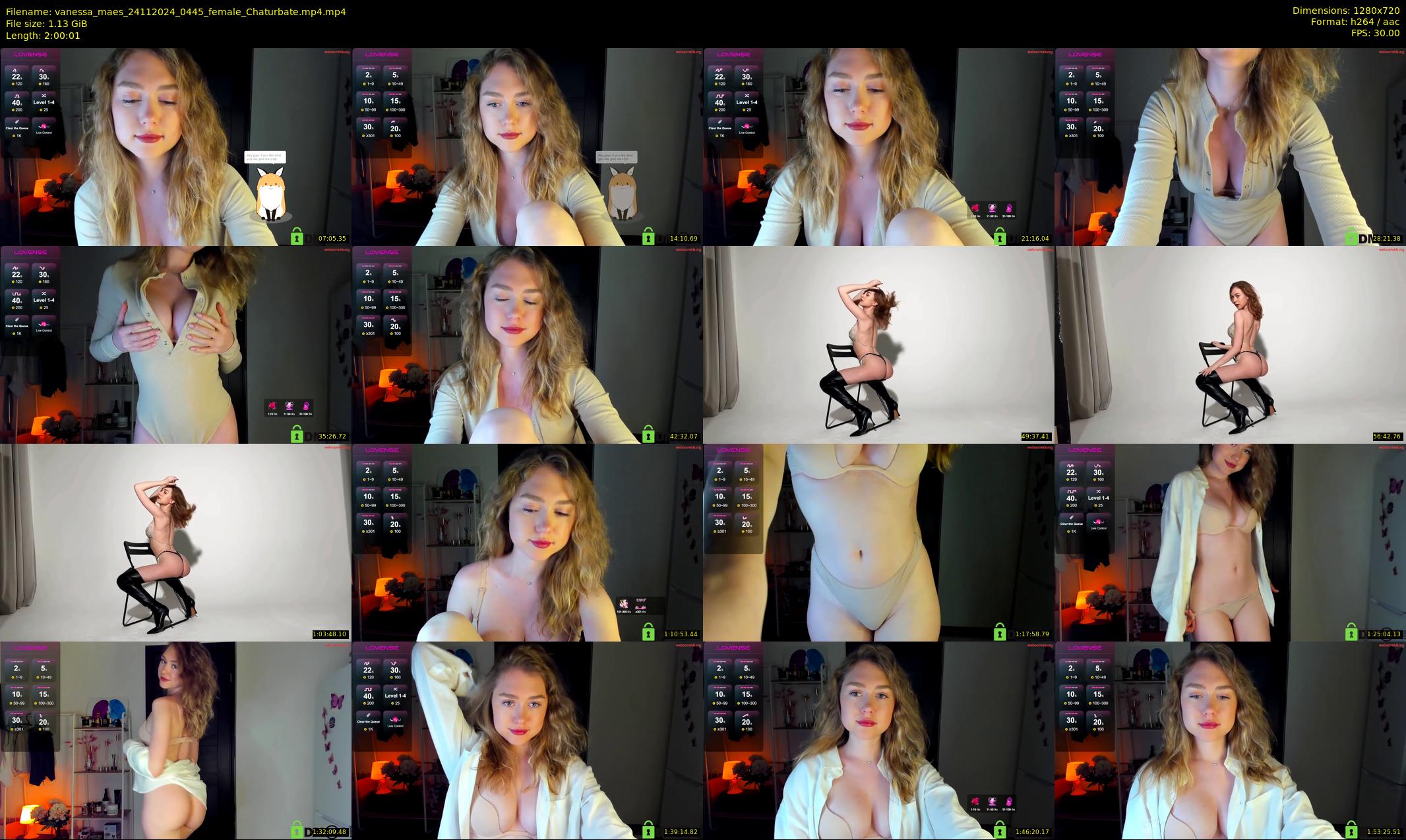 vanessa_maes — 121 minute Chaturbate female cam show recording, 720p, Nov 24, 2024
