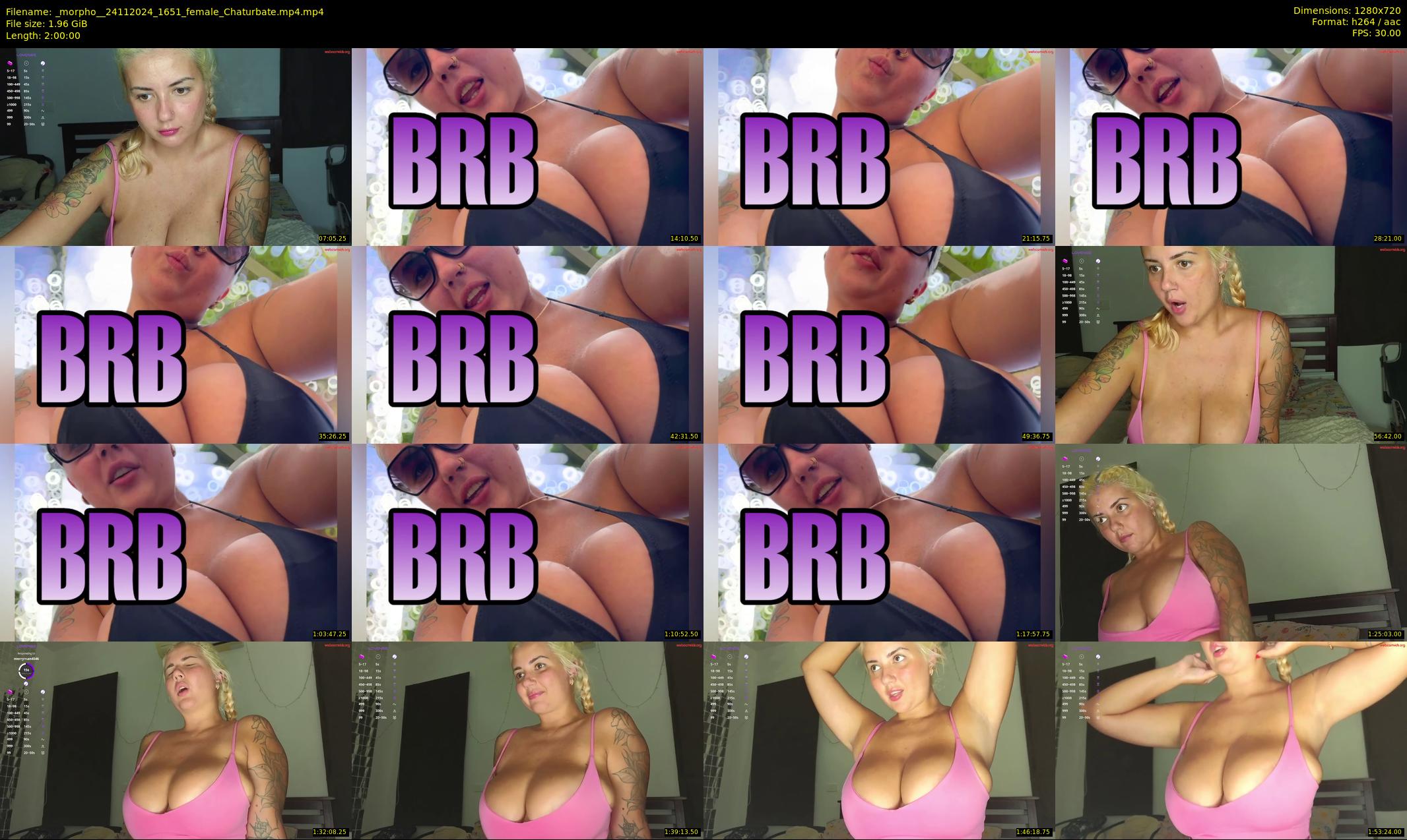 _morpho_ — 120 minute Chaturbate female cam show recording, 720p, Nov 24, 2024