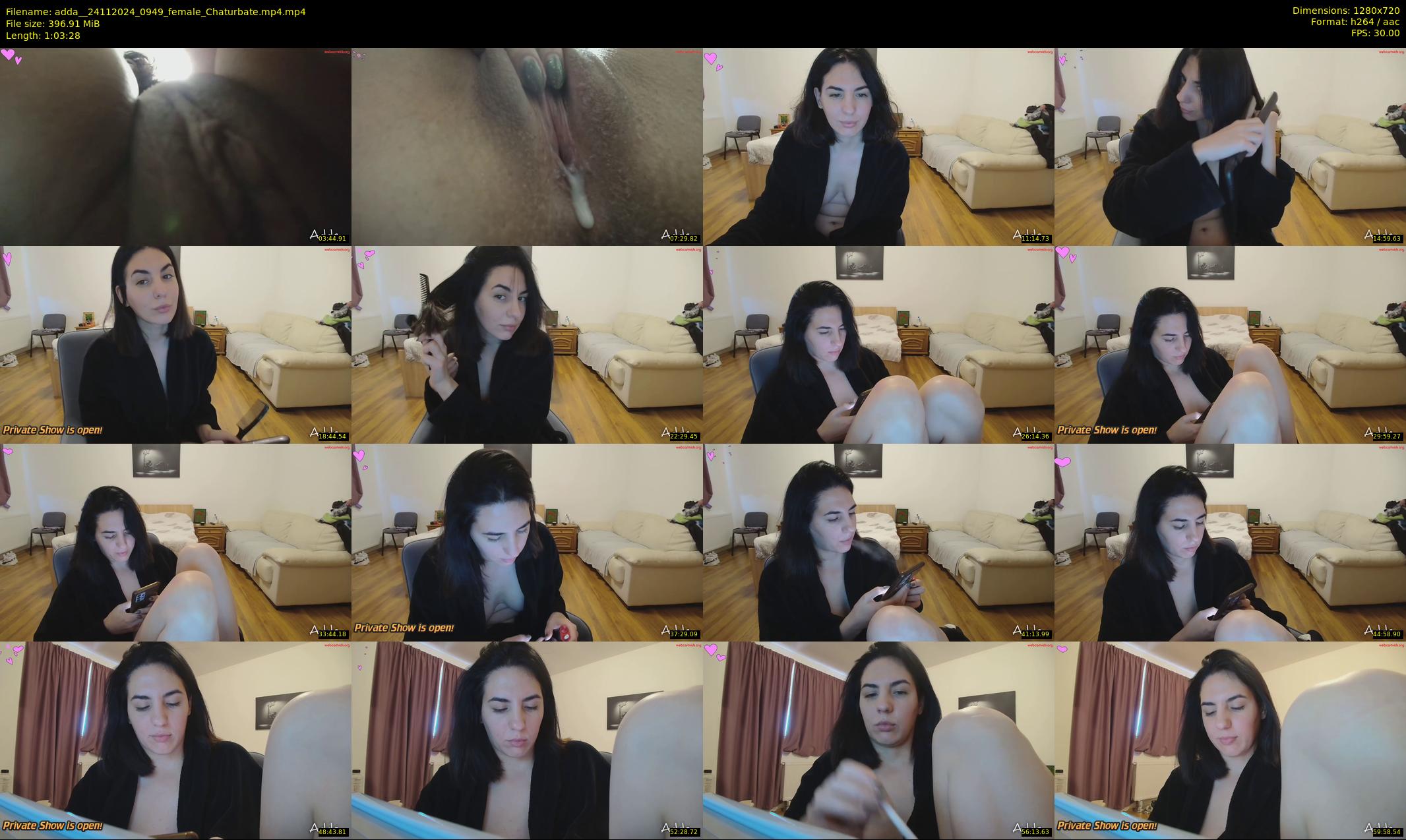 adda_ — 64 minute Chaturbate female cam show recording, 720p, Nov 24, 2024