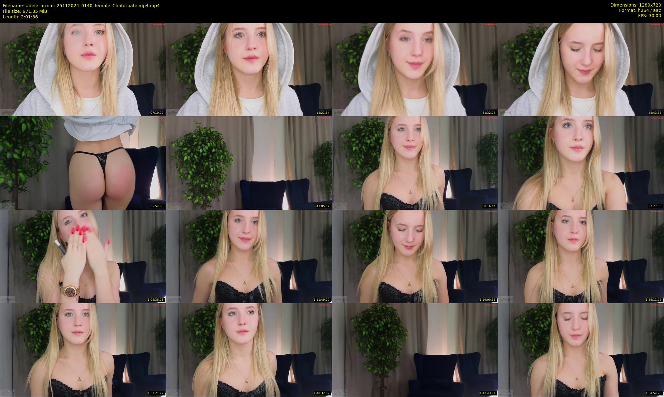 adele_armas — 122 minute Chaturbate female cam show recording, 720p, Nov 25, 2024