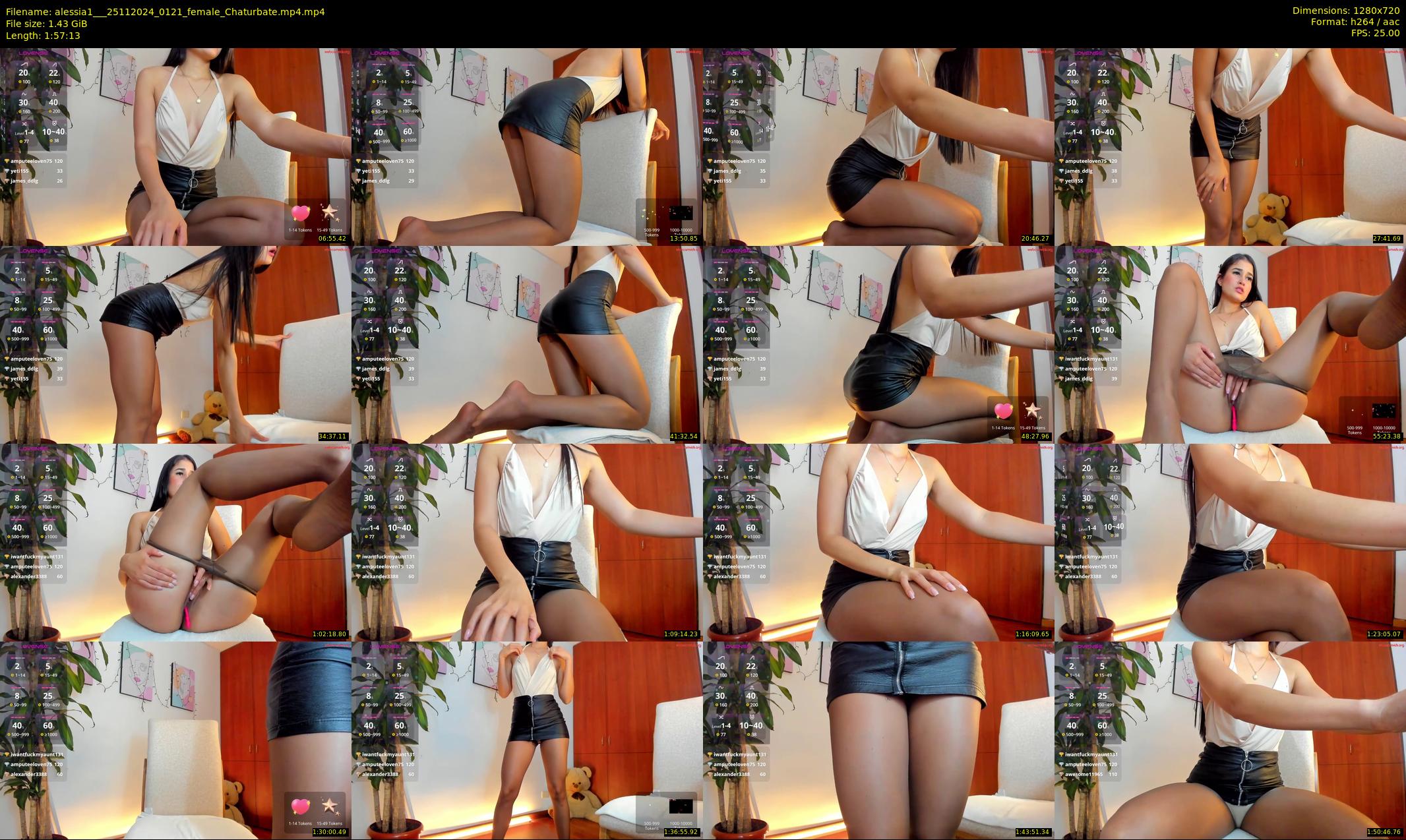alessia1__ — 118 minute Chaturbate female cam show recording, 720p, Nov 25, 2024