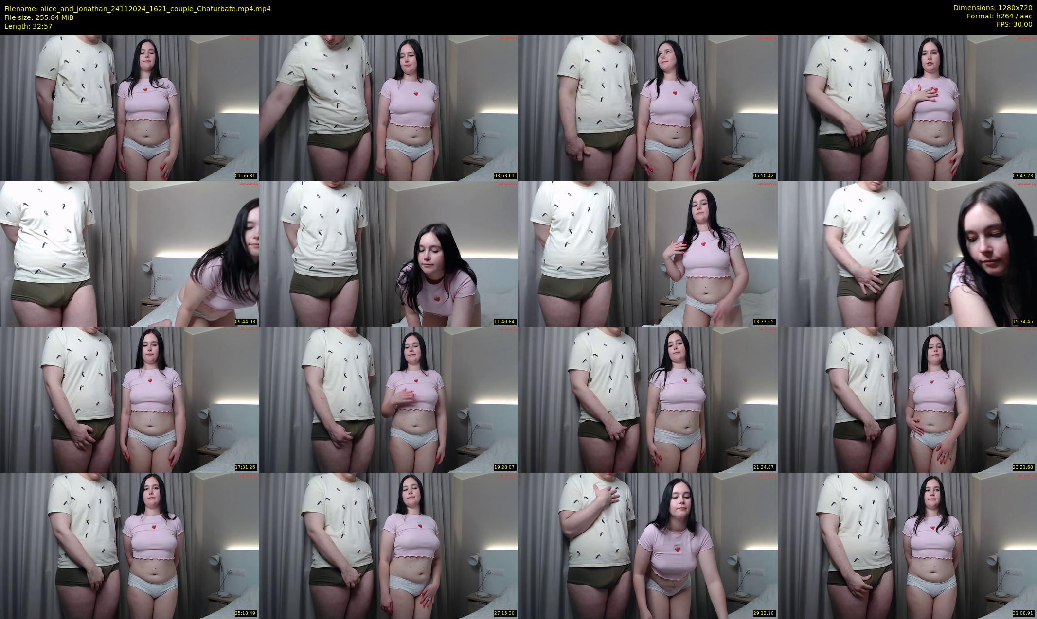 alice_and_jonathan — 33 minute Chaturbate couple cam show recording, 720p, Nov 24, 2024