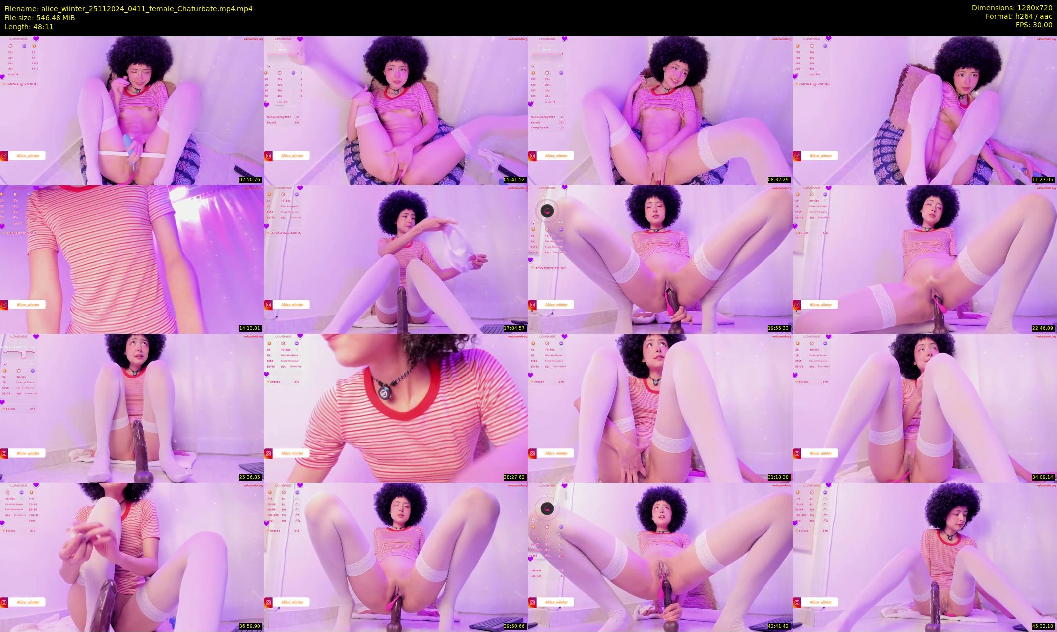 alice_wiinter — 49 minute Chaturbate female cam show recording, 720p, Nov 25, 2024