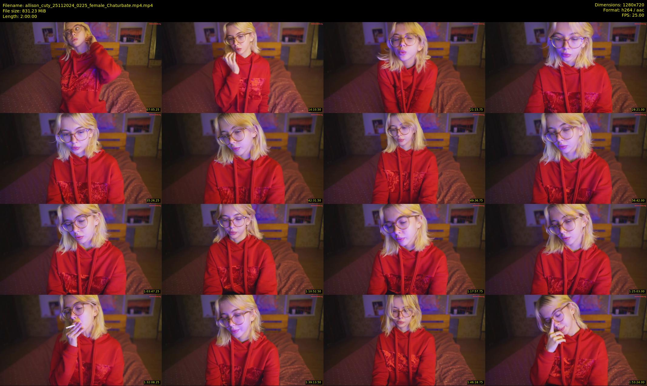 allison_cuty — 120 minute Chaturbate female cam show recording, 720p, Nov 25, 2024