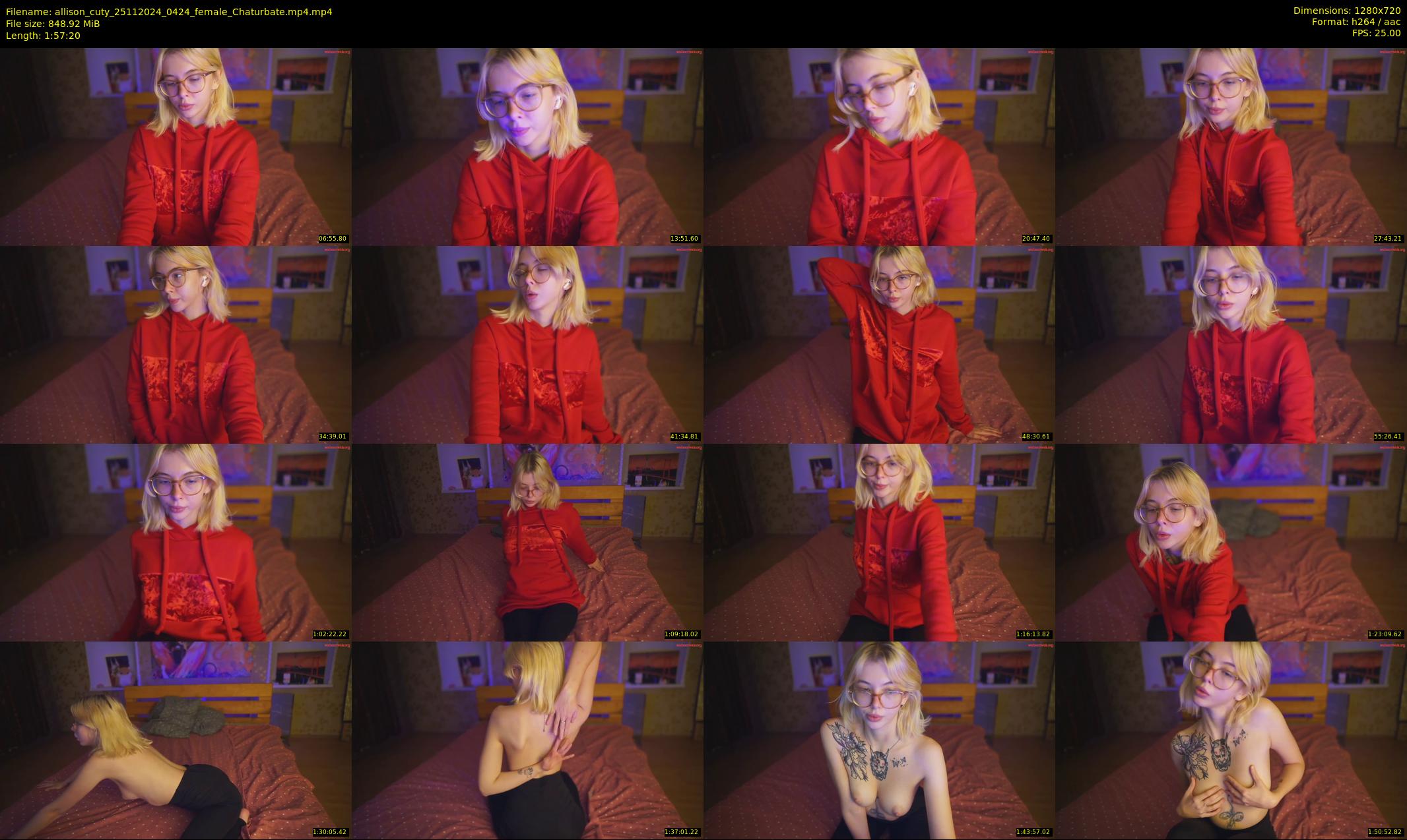 allison_cuty — 118 minute Chaturbate female cam show recording, 720p, Nov 25, 2024