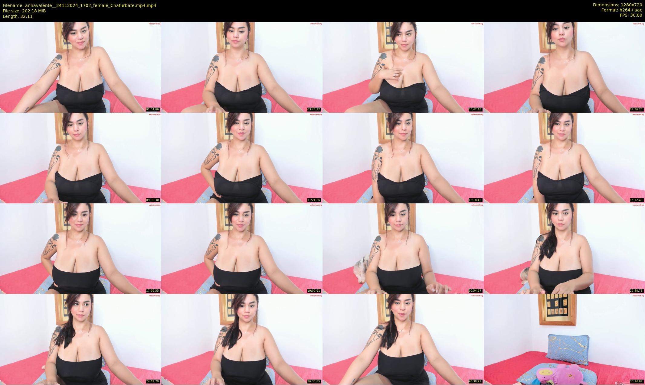 annavalente_ — 33 minute Chaturbate female cam show recording, 720p, Nov 24, 2024