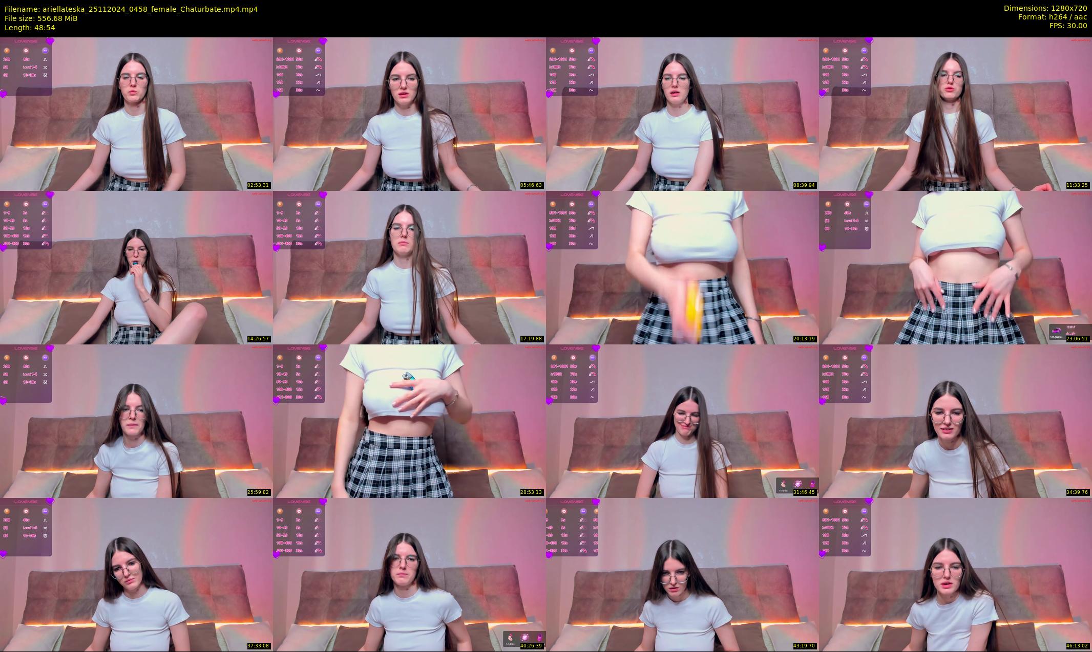 ariellateska — 49 minute Chaturbate female cam show recording, 720p, Nov 25, 2024