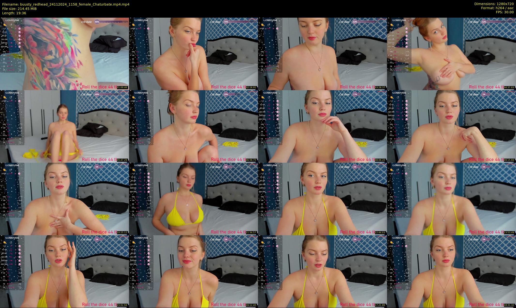 buusty_redhead — 20 minute Chaturbate female cam show recording, 720p, Nov 24, 2024