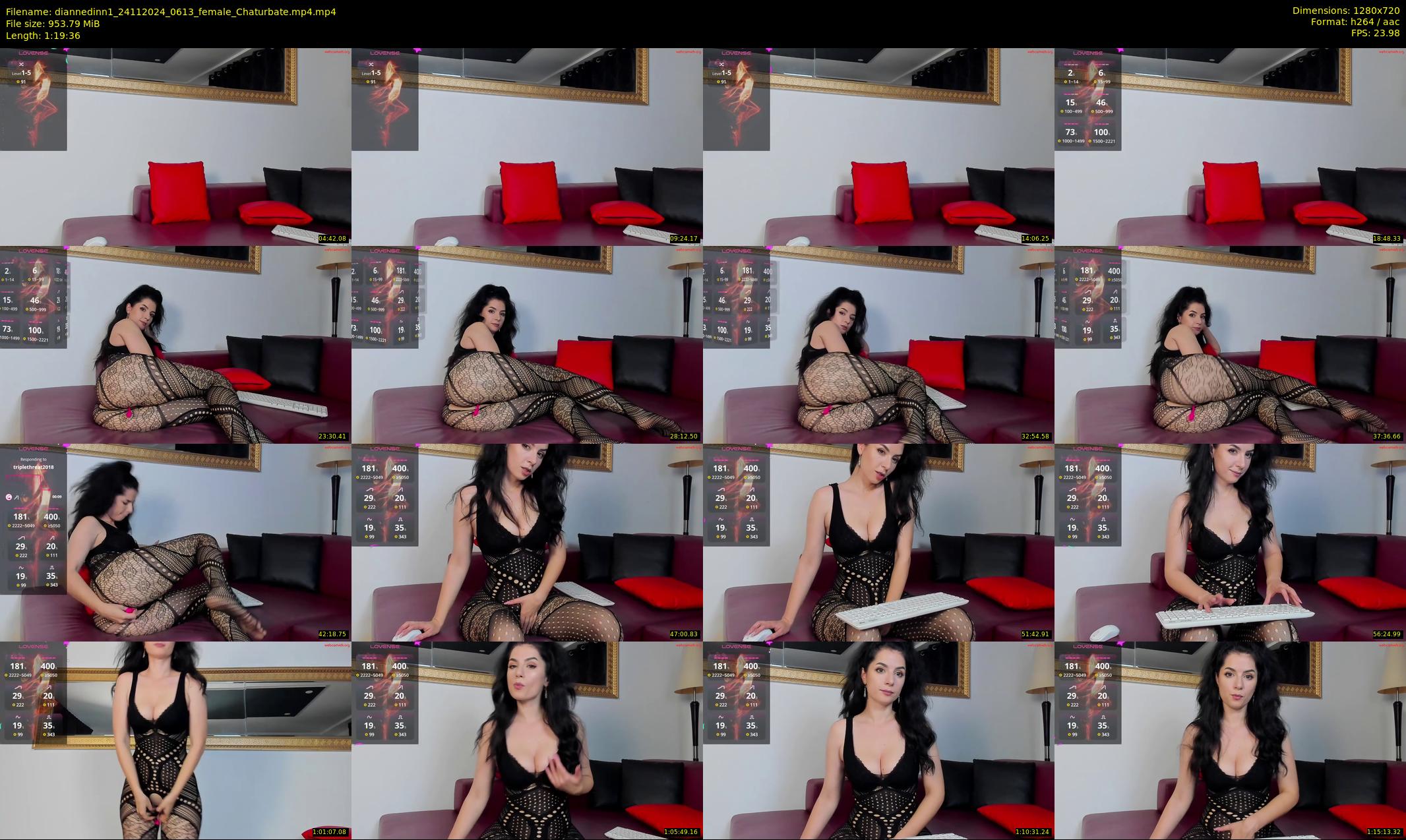 diannedinn1 — 80 minute Chaturbate female cam show recording, 720p, Nov 24, 2024