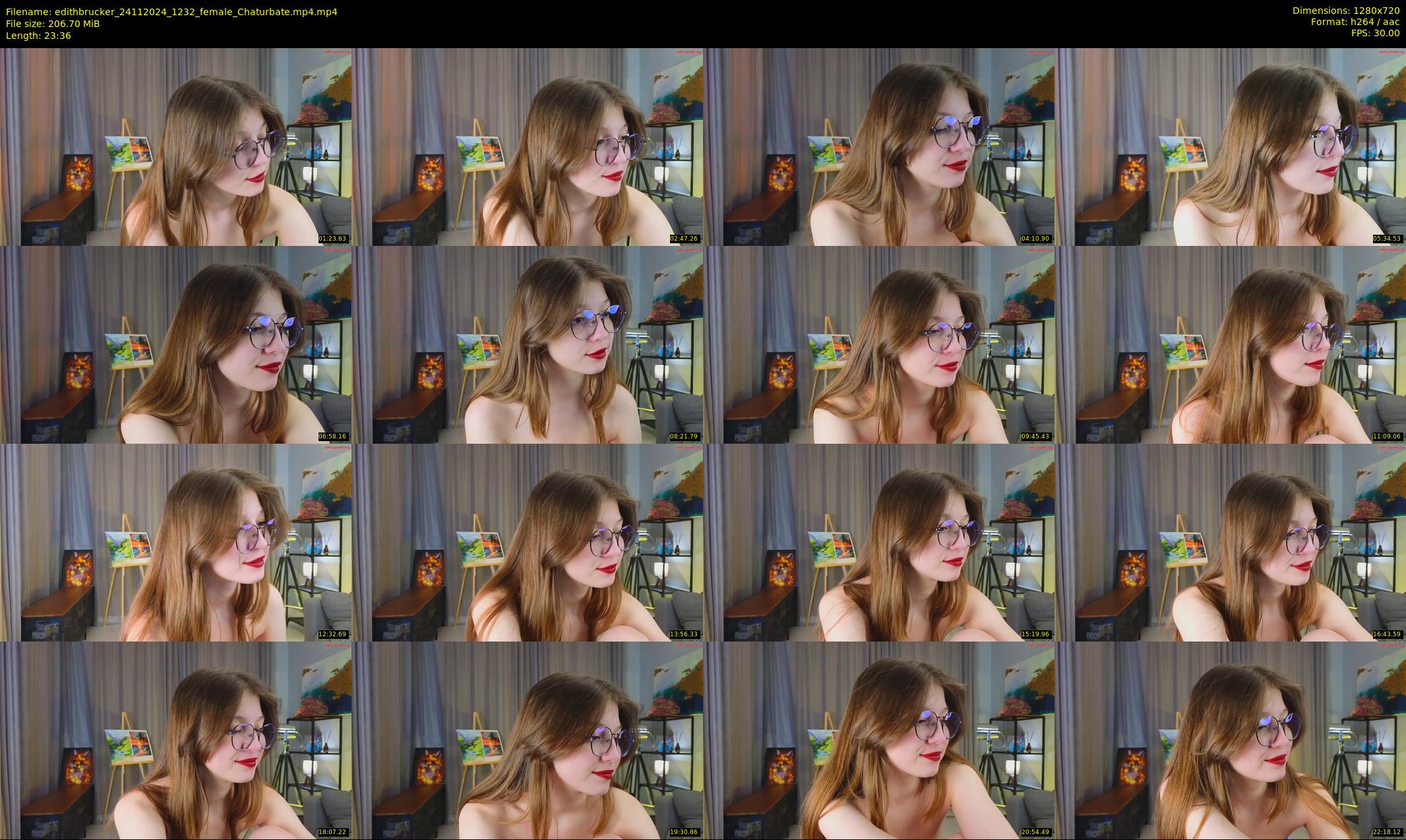 edithbrucker — 24 minute Chaturbate female cam show recording, 720p, Nov 24, 2024