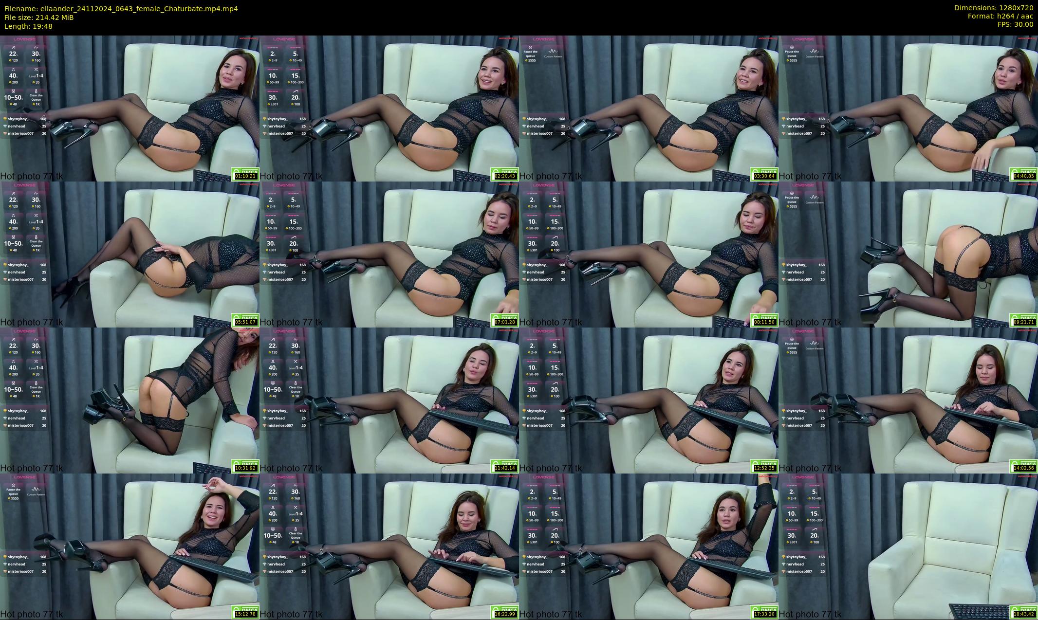 ellaander — 20 minute Chaturbate female cam show recording, 720p, Nov 24, 2024