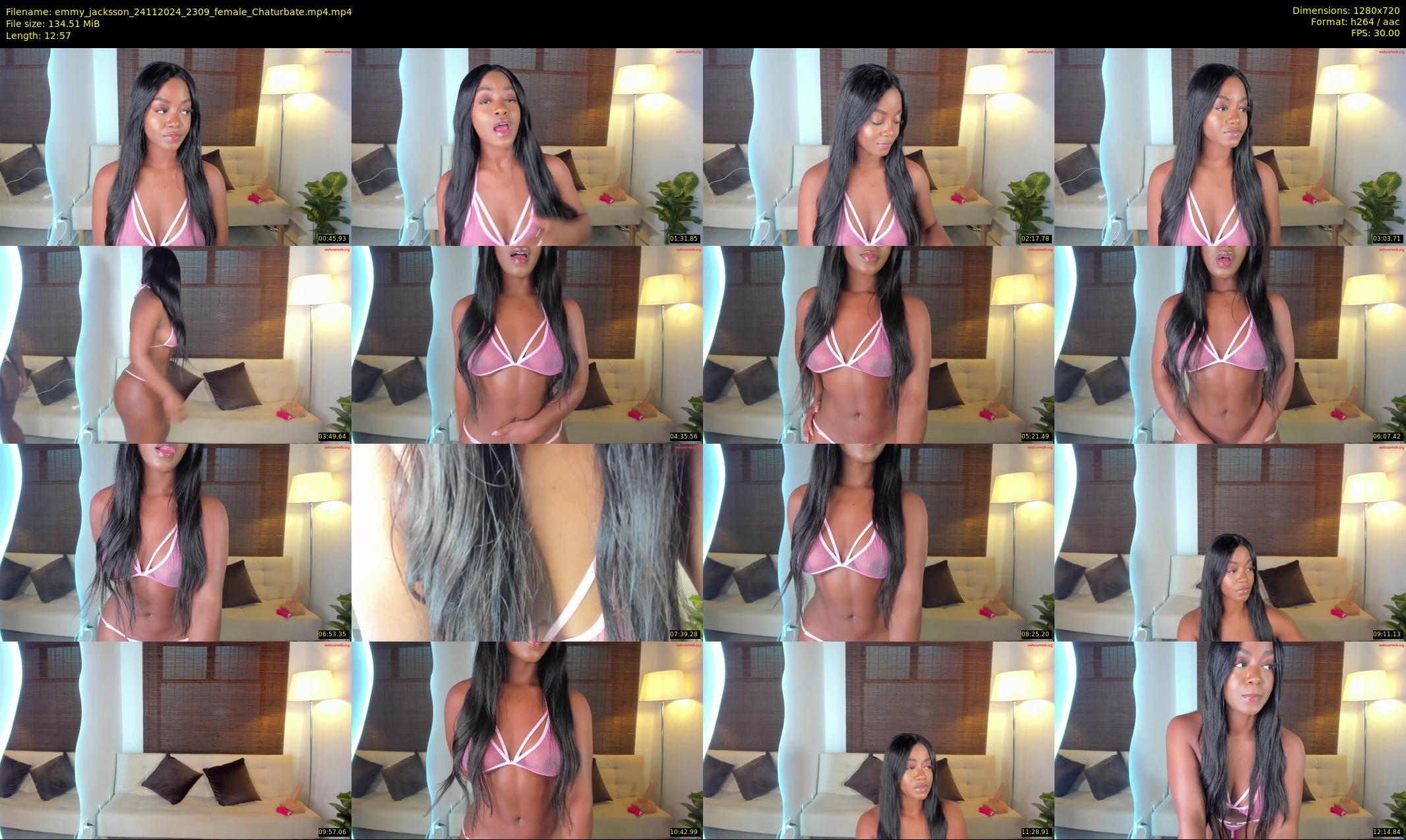 emmy_jacksson — 13 minute Chaturbate female cam show recording, 720p, Nov 24, 2024