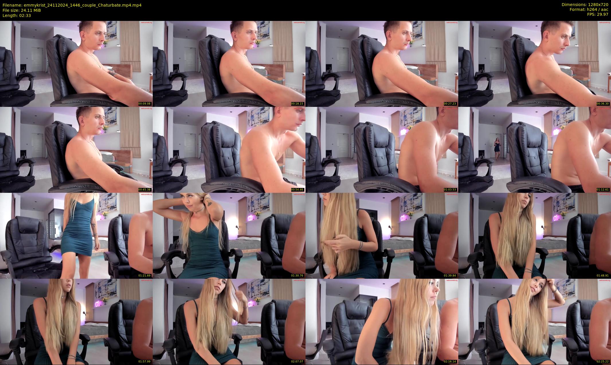 emmykrist — 3 minute Chaturbate couple cam show recording, 720p, Nov 24, 2024