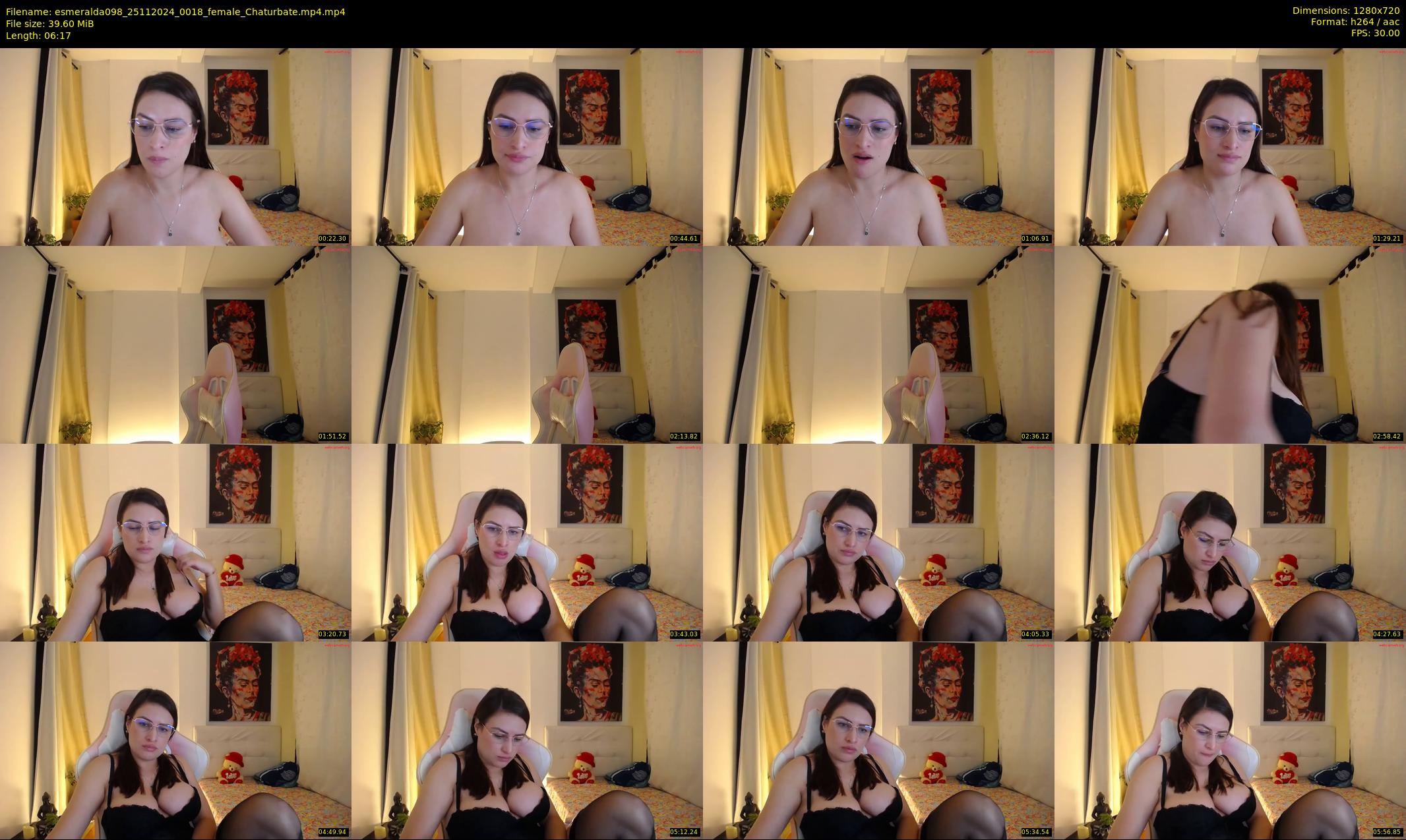esmeralda098 — 7 minute Chaturbate female cam show recording, 720p, Nov 25, 2024