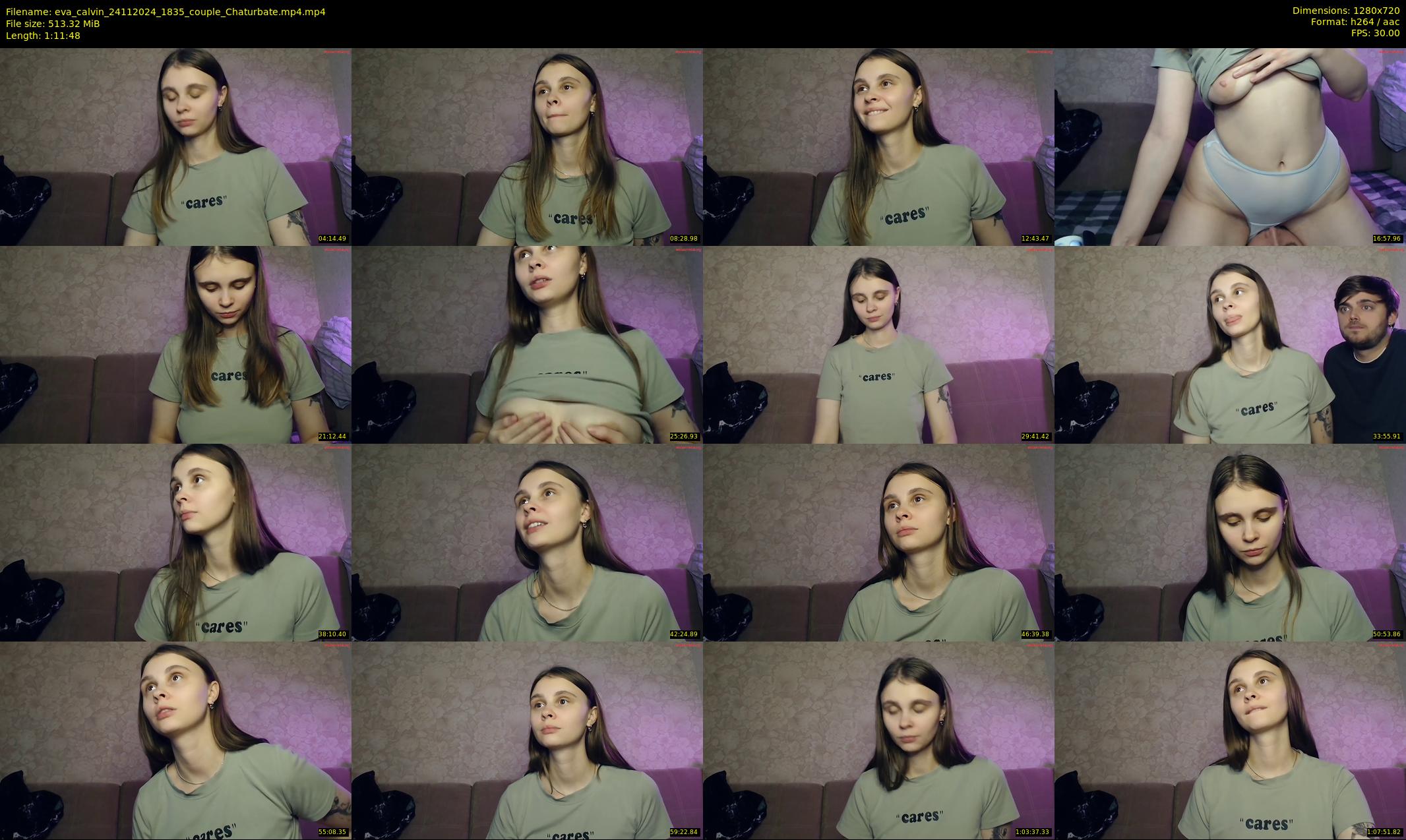 eva_calvin — 72 minute Chaturbate couple cam show recording, 720p, Nov 24, 2024