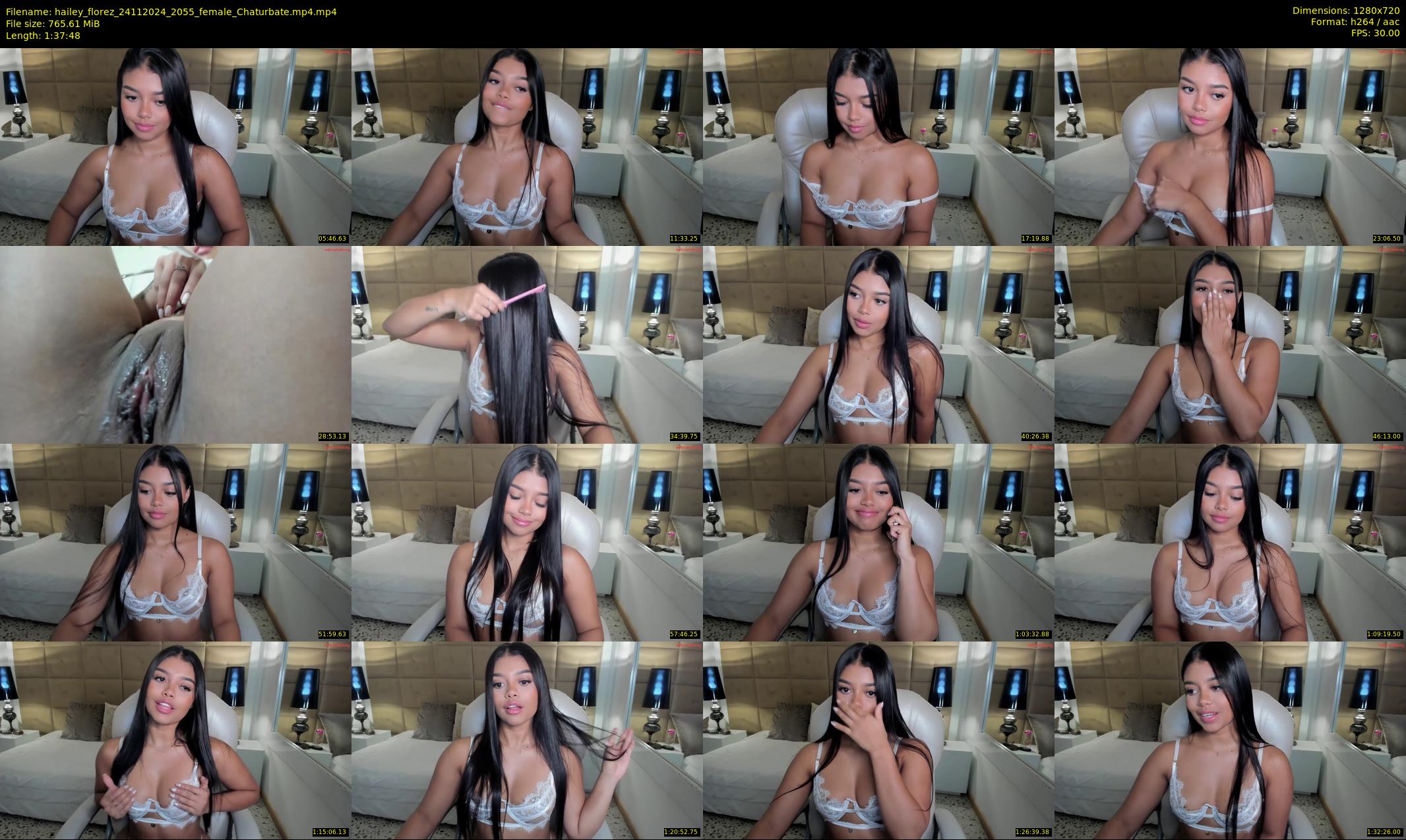 hailey_florez — 98 minute Chaturbate female cam show recording, 720p, Nov 24, 2024