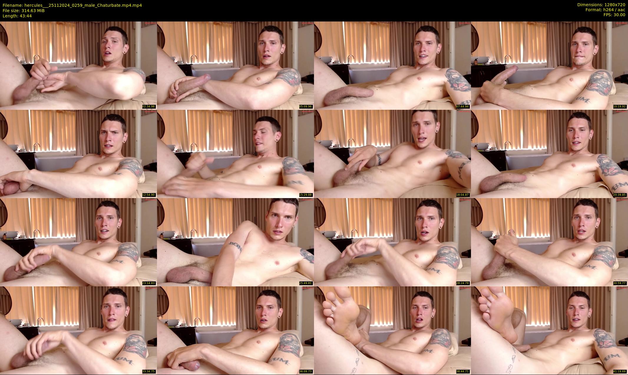 hercules__ — 44 minute Chaturbate male cam show recording, 720p, Nov 25, 2024