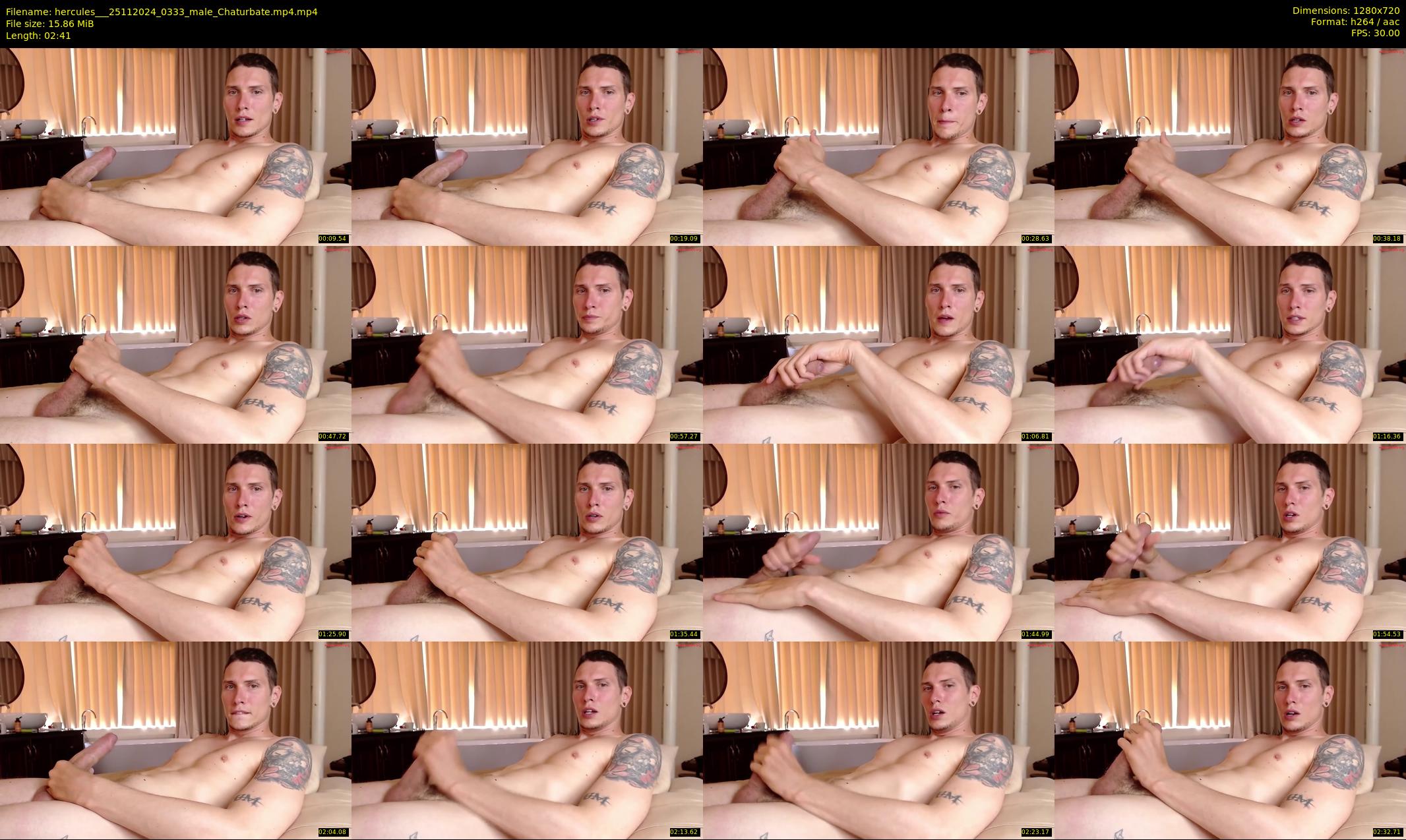hercules__ — 3 minute Chaturbate male cam show recording, 720p, Nov 25, 2024