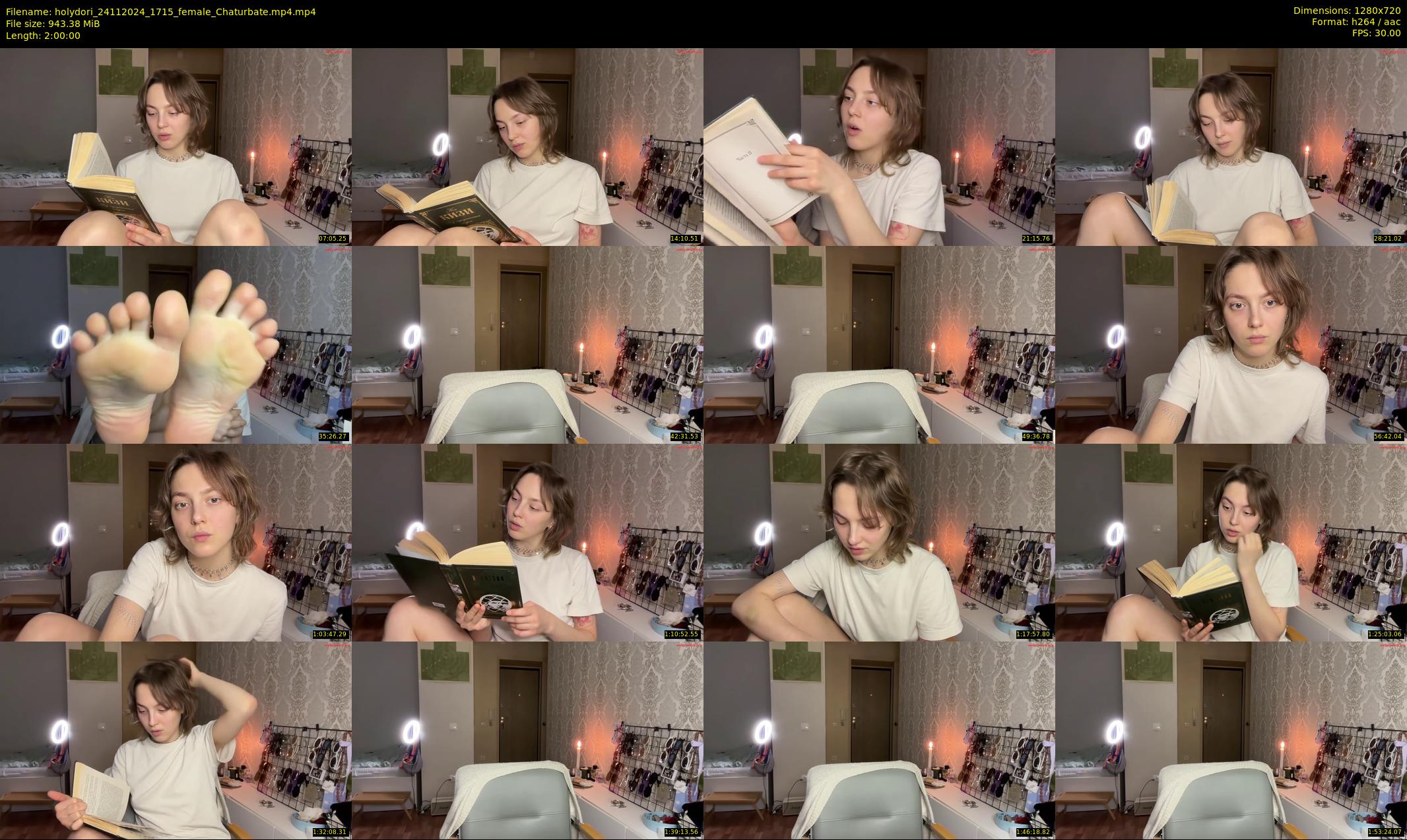 holydori — 120 minute Chaturbate female cam show recording, 720p, Nov 24, 2024