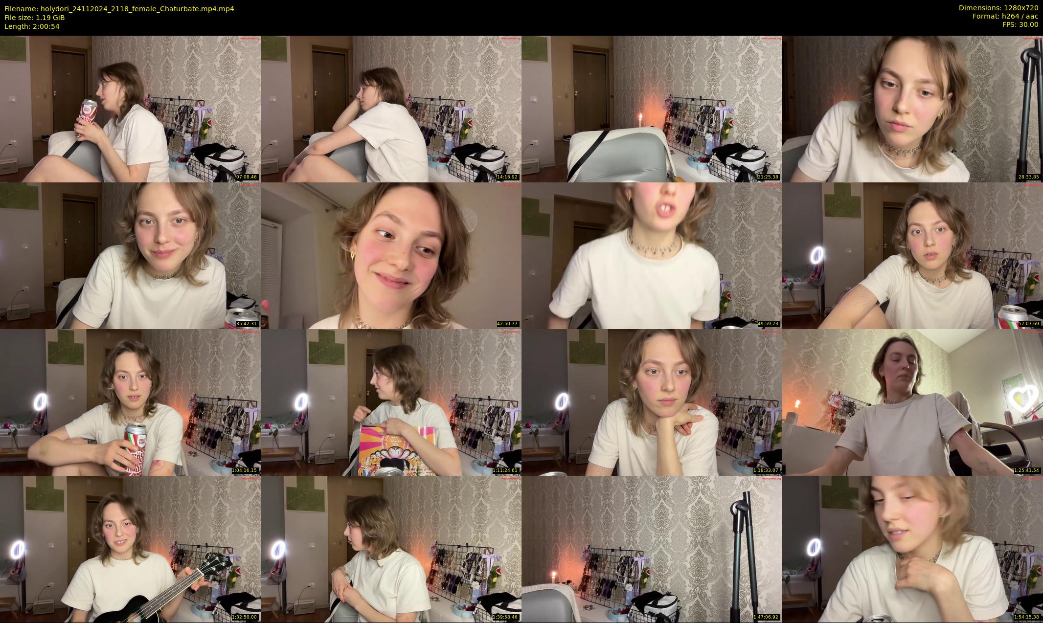holydori — 121 minute Chaturbate female cam show recording, 720p, Nov 24, 2024