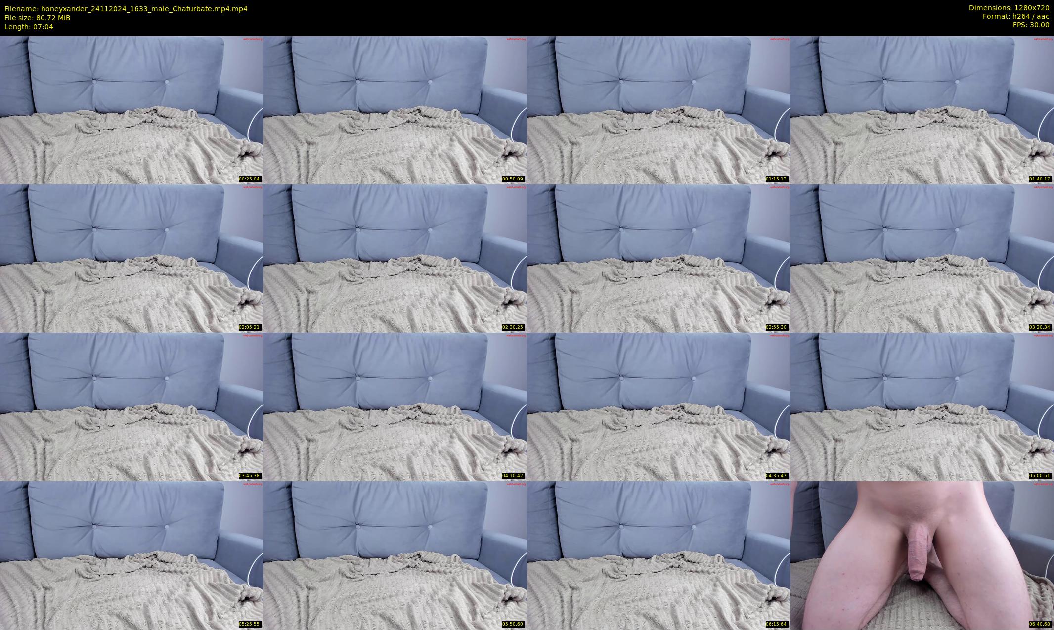 honeyxander — 8 minute Chaturbate male cam show recording, 720p, Nov 24, 2024