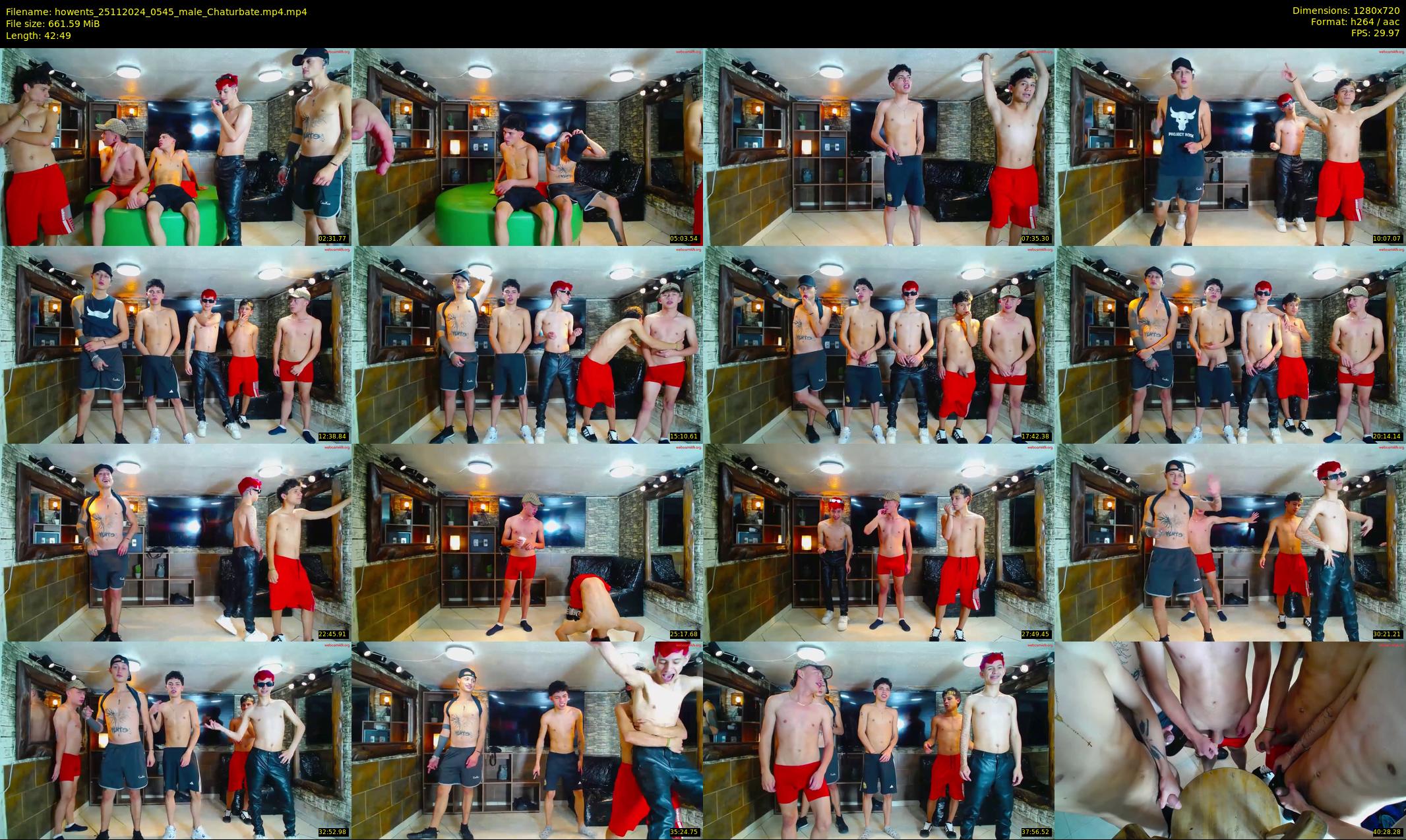 howents — 43 minute Chaturbate male cam show recording, 720p, Nov 25, 2024