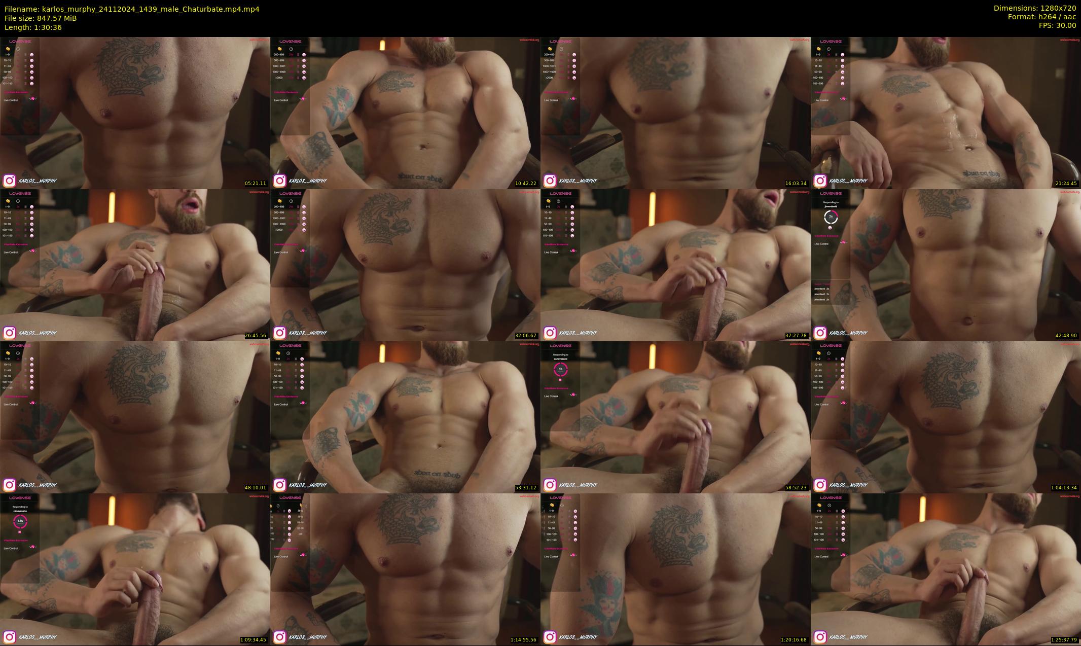 karlos_murphy — 91 minute Chaturbate male cam show recording, 720p, Nov 24, 2024