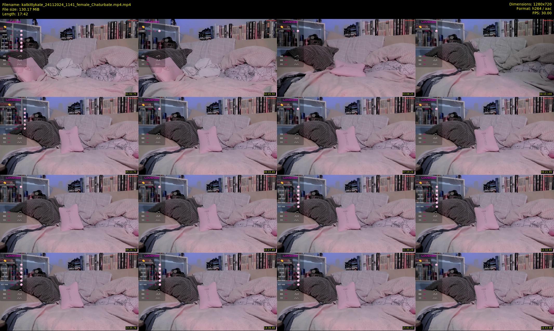 katkittykate — 18 minute Chaturbate female cam show recording, 720p, Nov 24, 2024