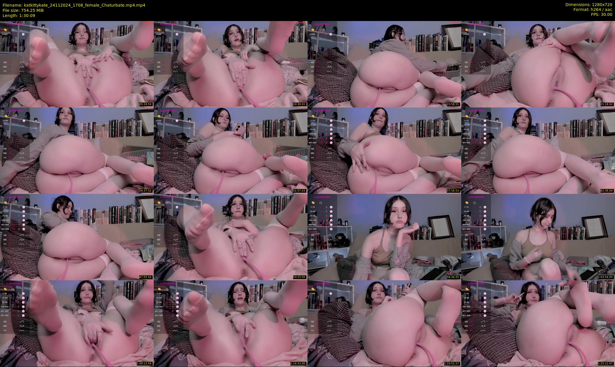 katkittykate — 91 minute Chaturbate female cam show recording, 720p, Nov 24, 2024