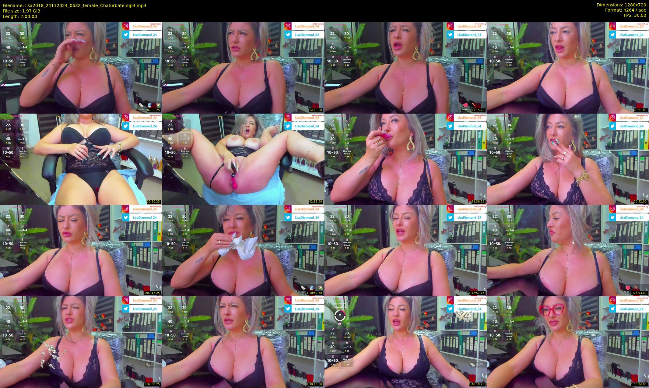 lisa2018 — 120 minute Chaturbate female cam show recording, 720p, Nov 24, 2024
