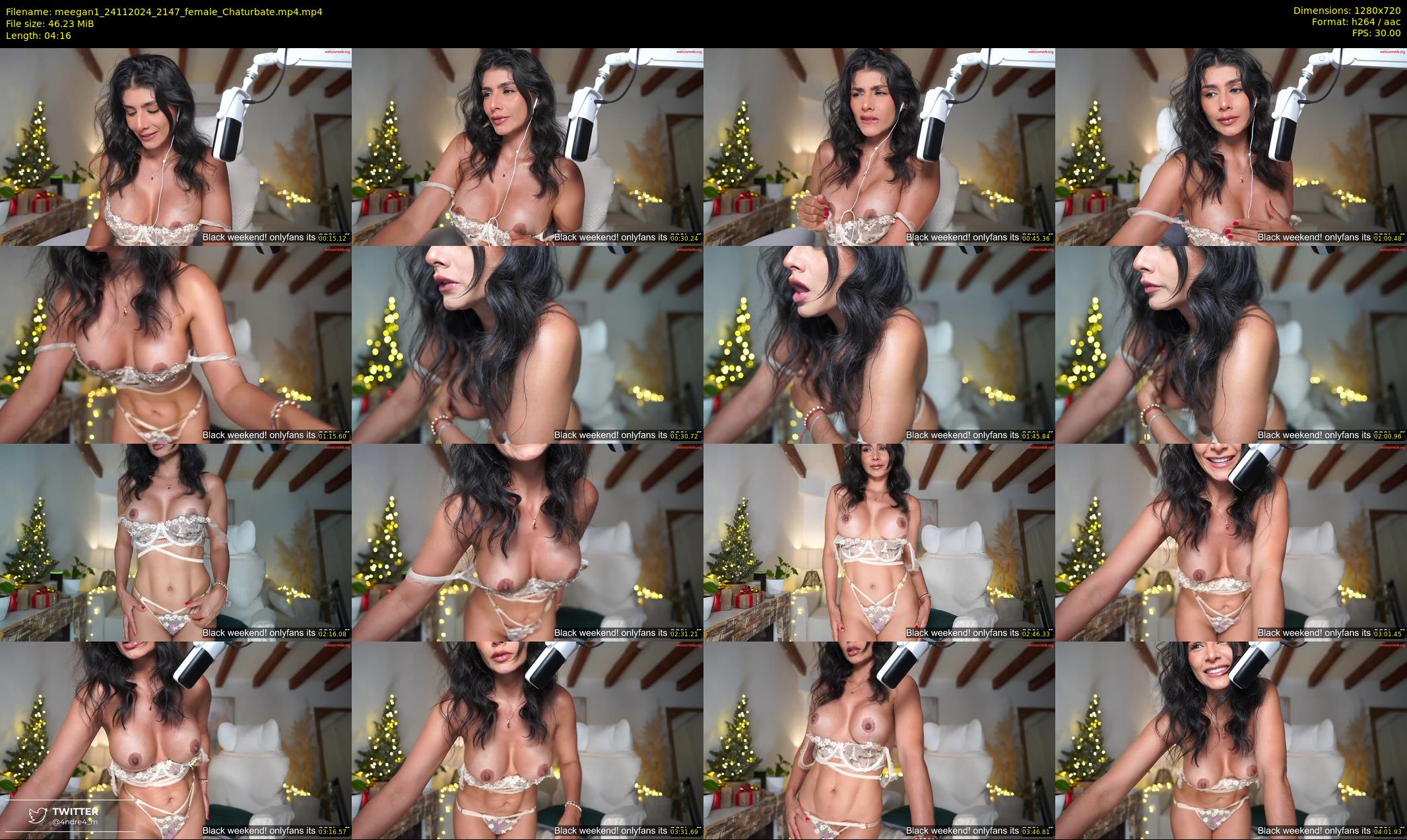 meegan1 — 5 minute Chaturbate female cam show recording, 720p, Nov 24, 2024
