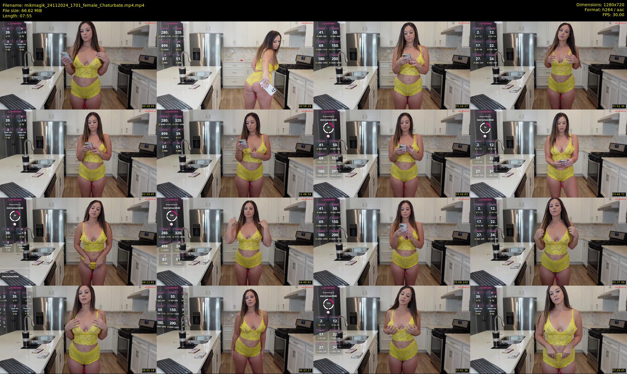 mikmagik — 8 minute Chaturbate female cam show recording, 720p, Nov 24, 2024