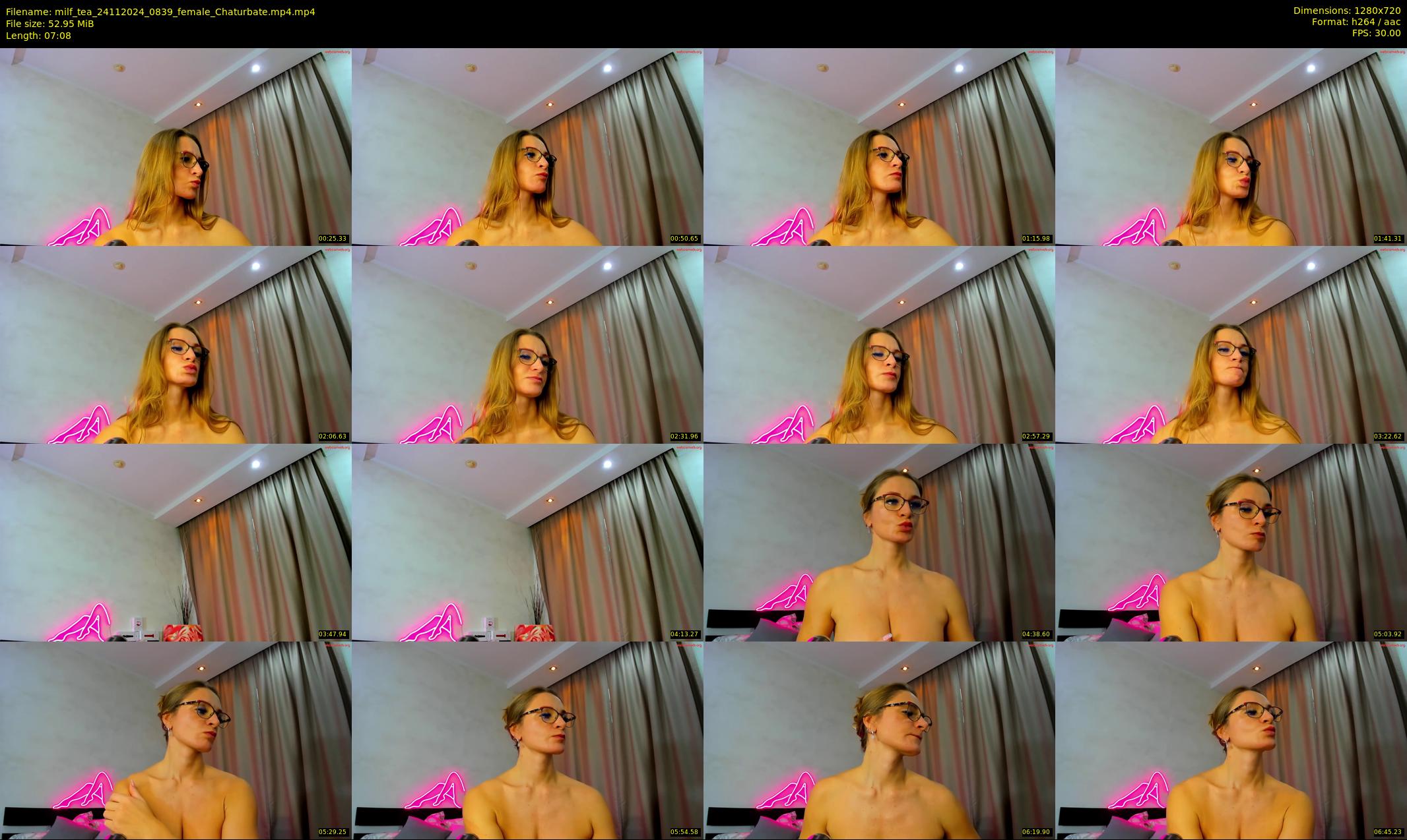 milf_tea — 8 minute Chaturbate female cam show recording, 720p, Nov 24, 2024