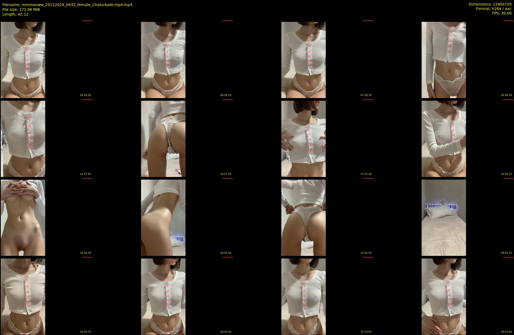 mmmeoww — 43 minute Chaturbate female cam show recording, 720p, Nov 25, 2024