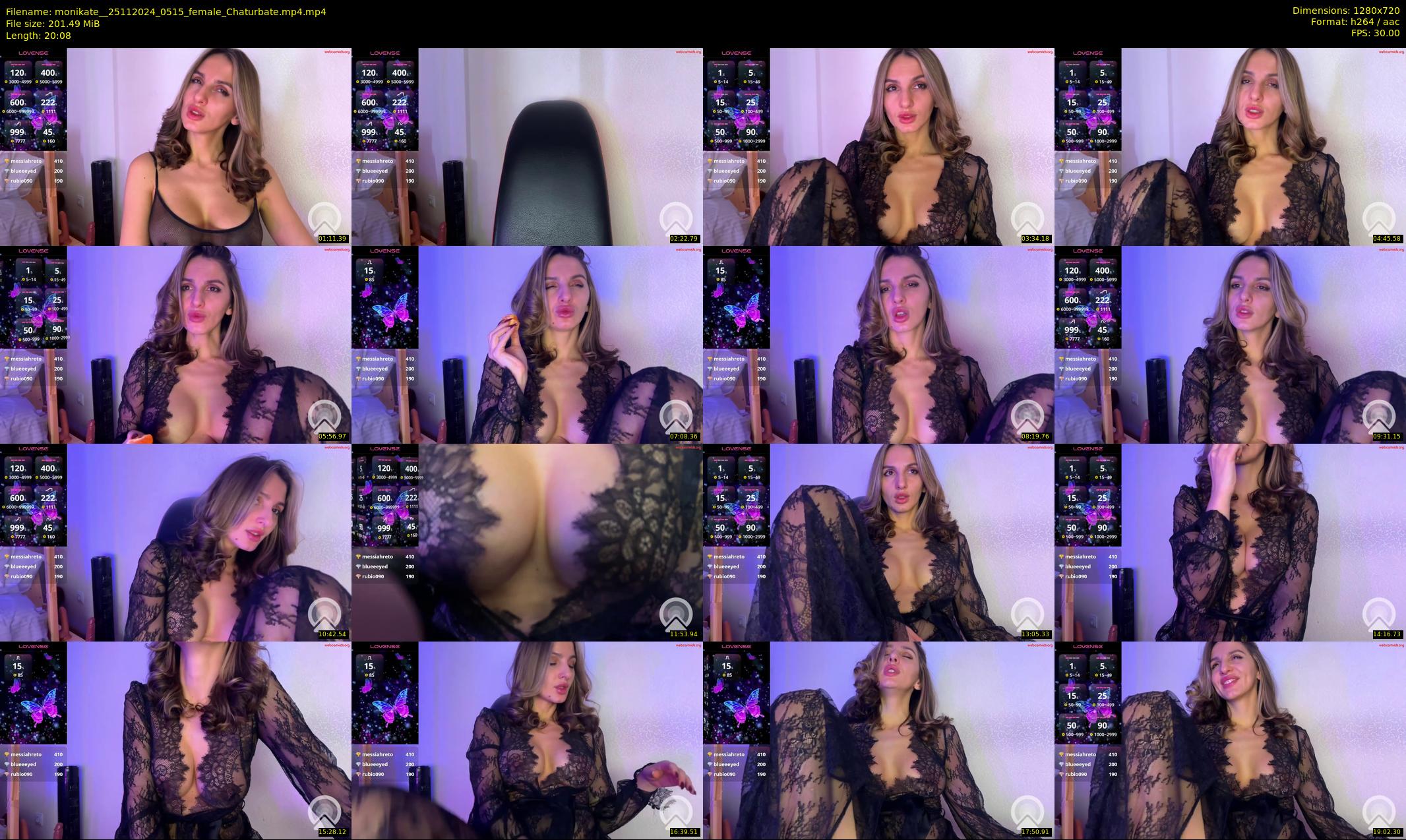 monikate_ — 21 minute Chaturbate couple cam show recording, 720p, Nov 25, 2024