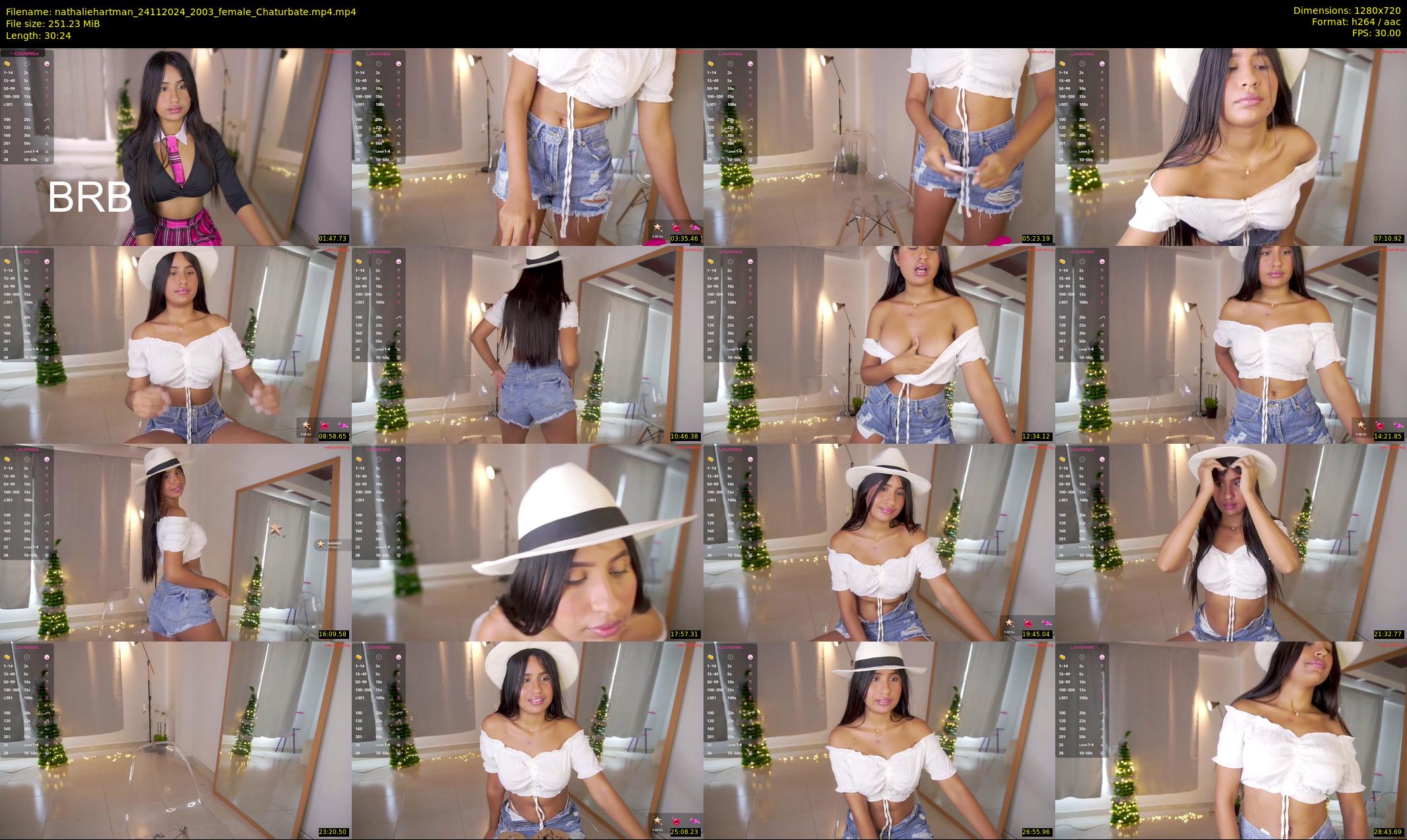 nathaliehartman — 31 minute Chaturbate female cam show recording, 720p, Nov 24, 2024