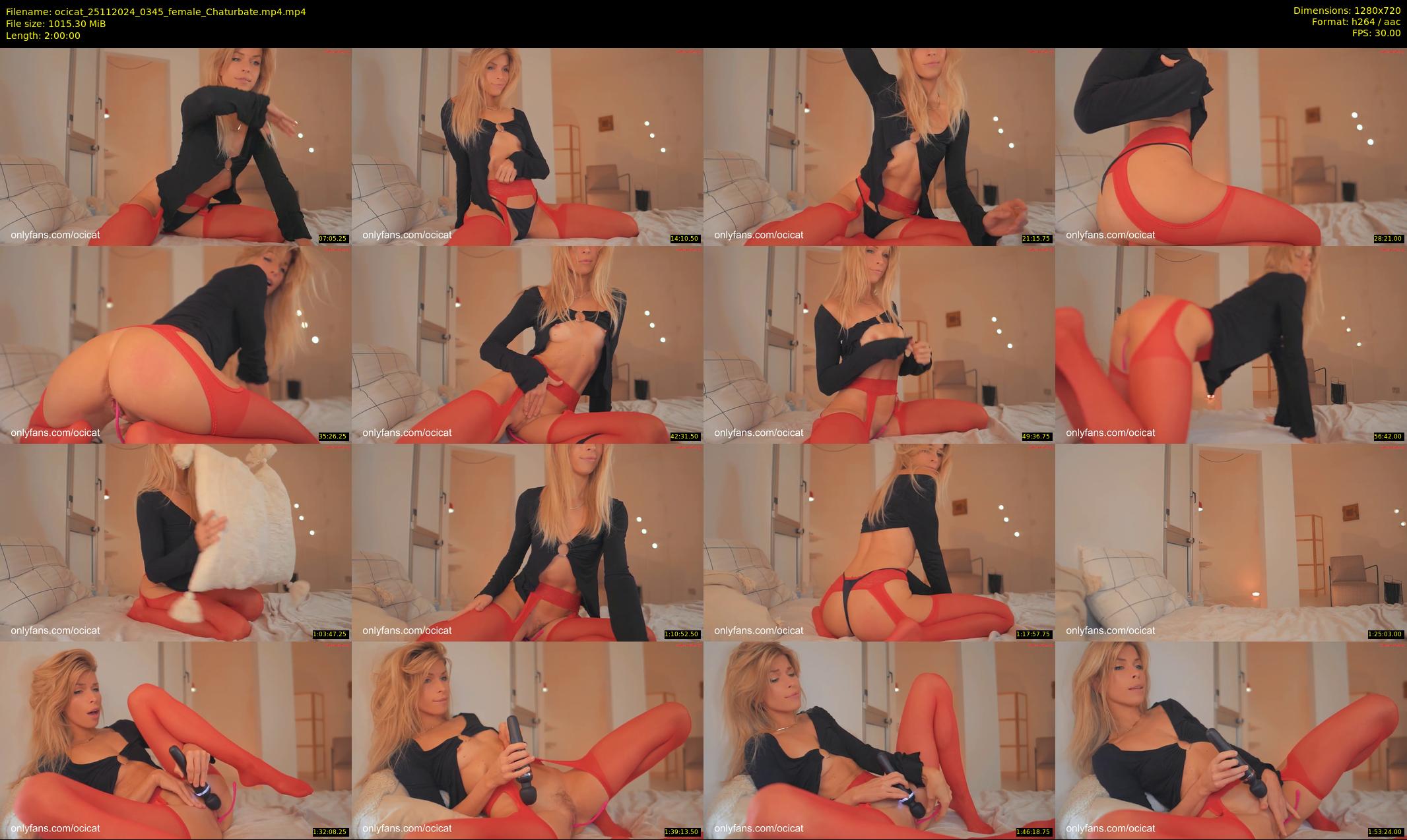 ocicat — 120 minute Chaturbate female cam show recording, 720p, Nov 25, 2024