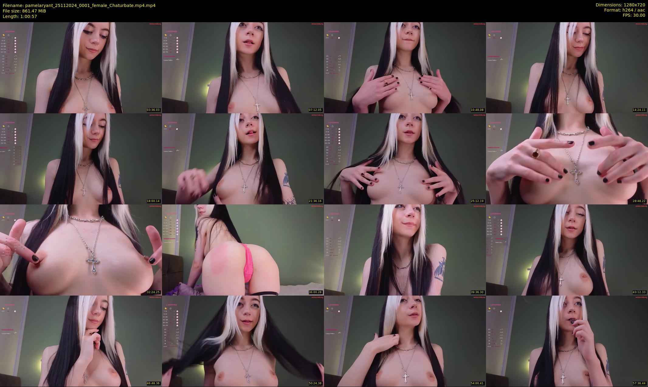 pamelaryant — 61 minute Chaturbate female cam show recording, 720p, Nov 25, 2024