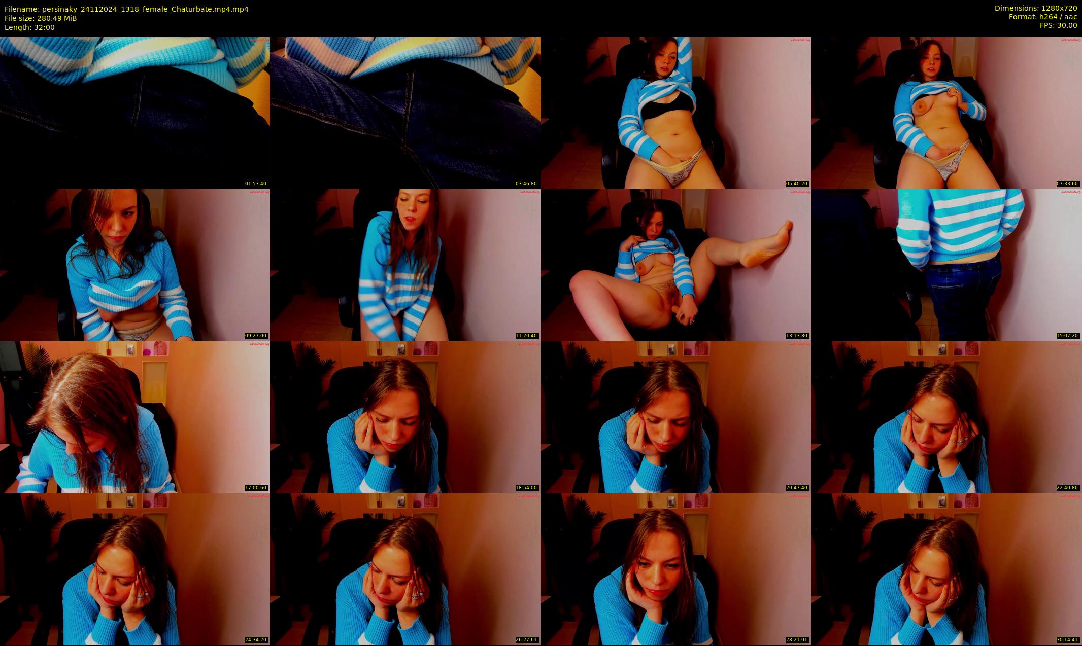 persinaky — 32 minute Chaturbate female cam show recording, 720p, Nov 24, 2024