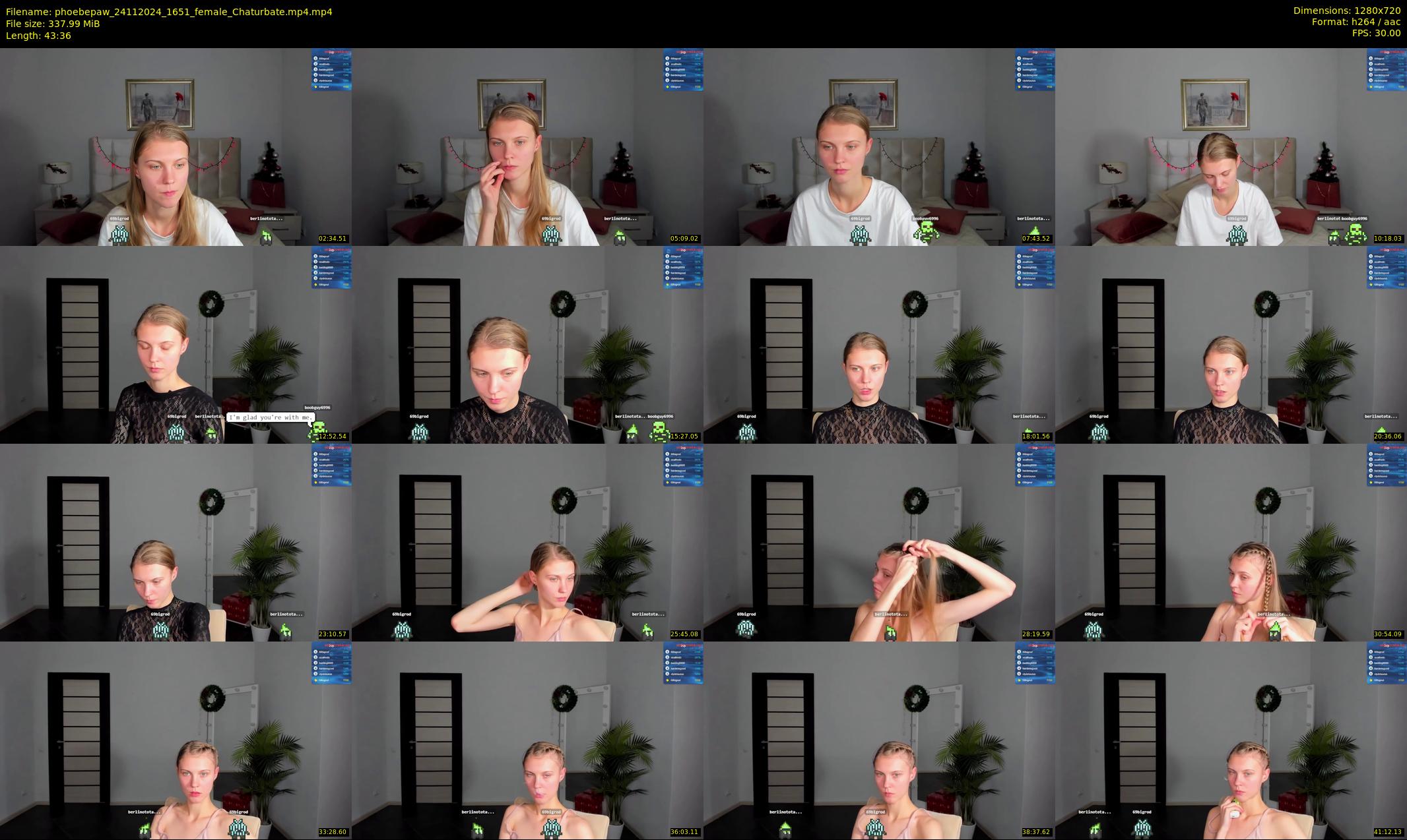 phoebepaw — 44 minute Chaturbate female cam show recording, 720p, Nov 24, 2024