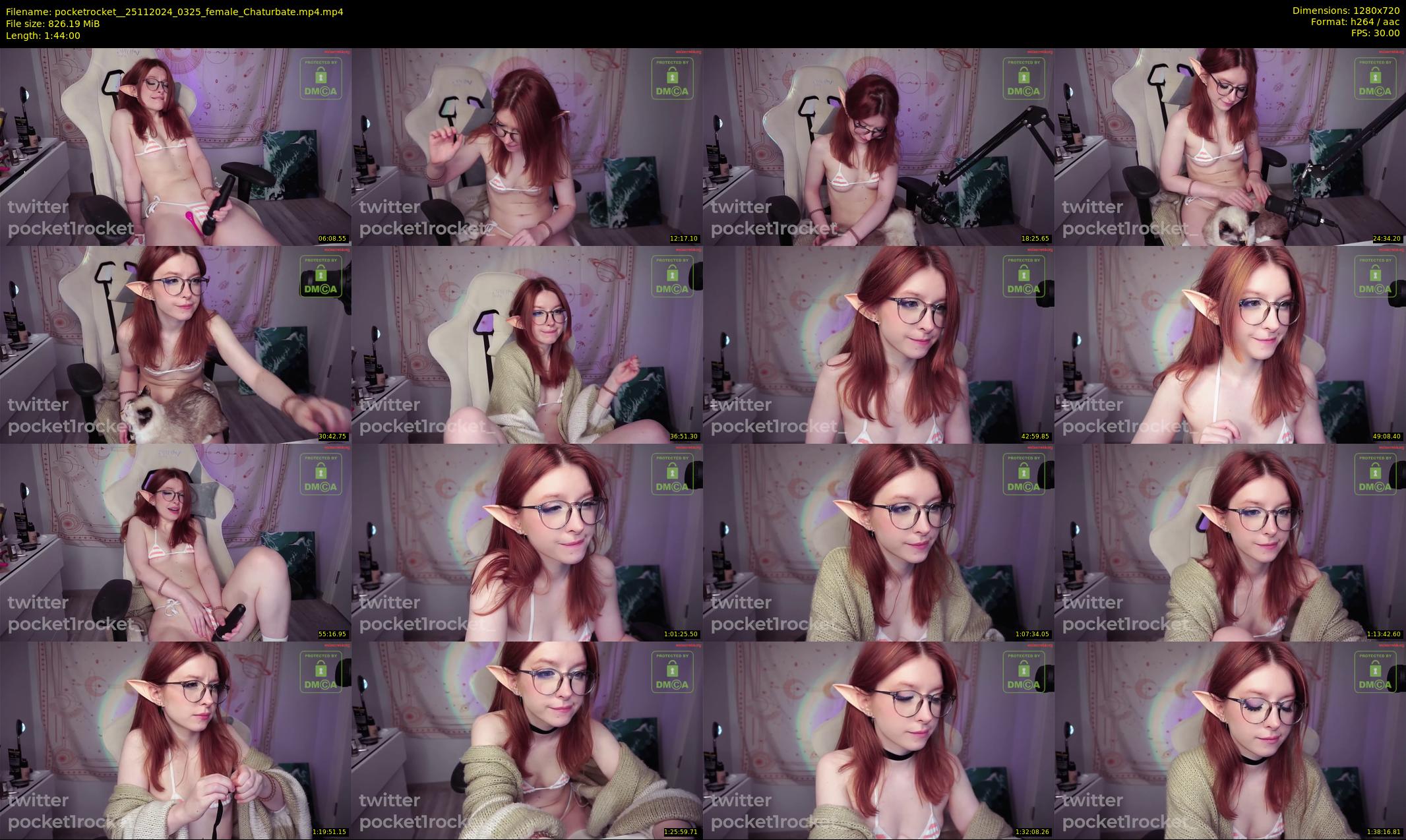pocketrocket_ — 104 minute Chaturbate female cam show recording, 720p, Nov 25, 2024