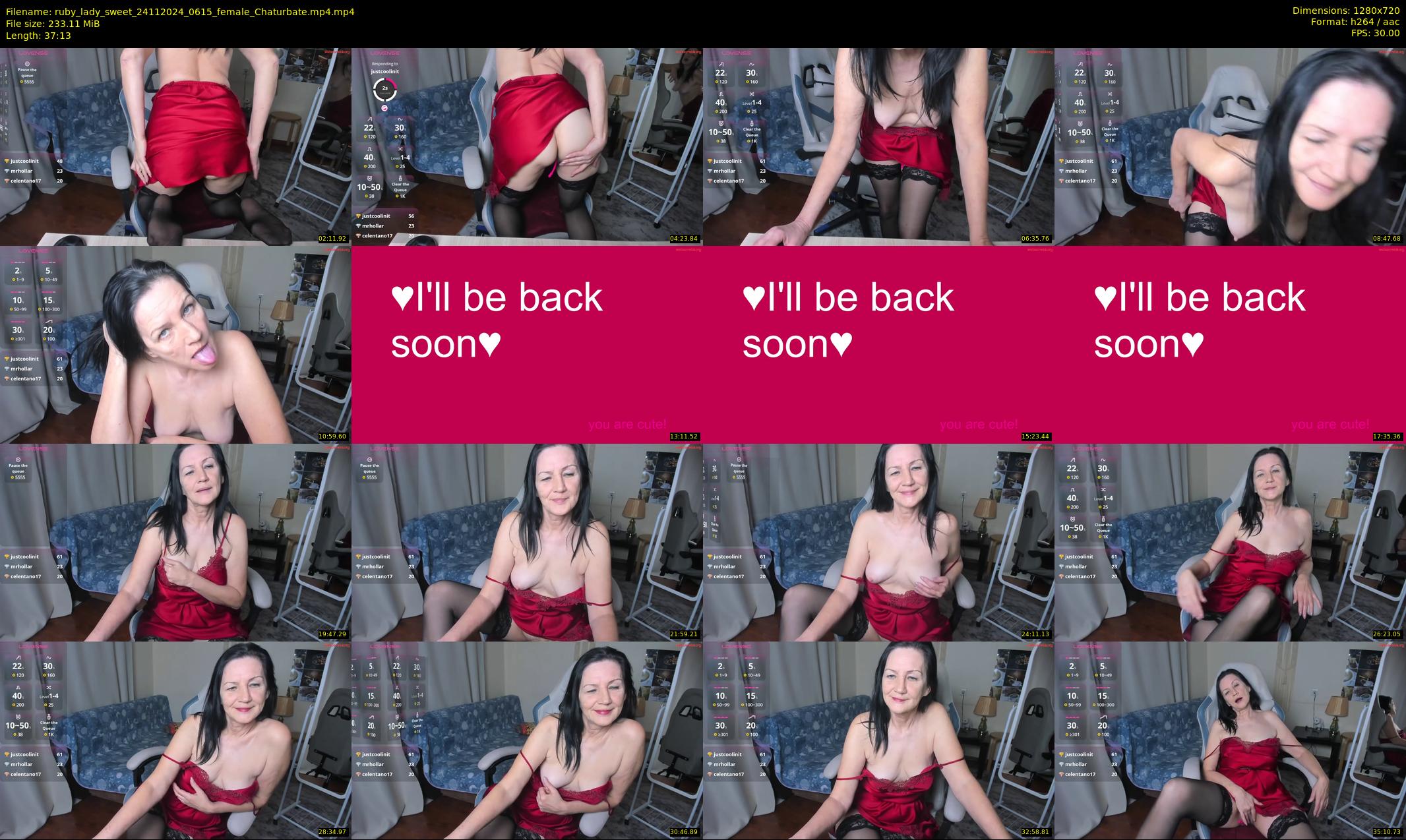 ruby_lady_sweet — 38 minute Chaturbate female cam show recording, 720p, Nov 24, 2024